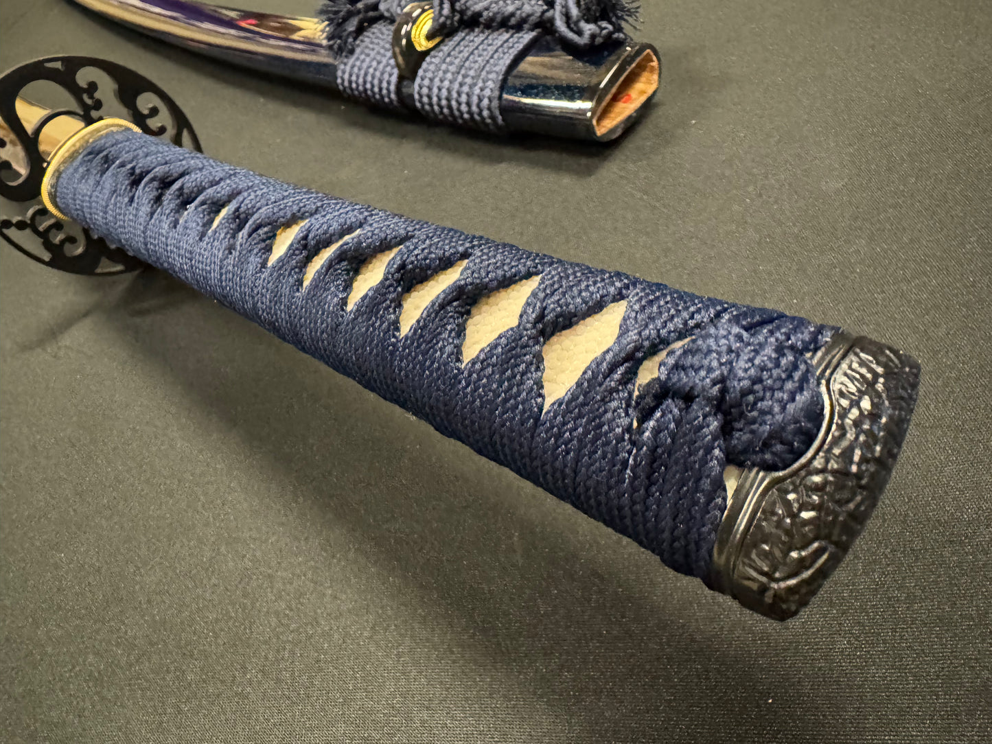 Moritaka Razor Katana - Blue Tide - T10 Clay-Tempered