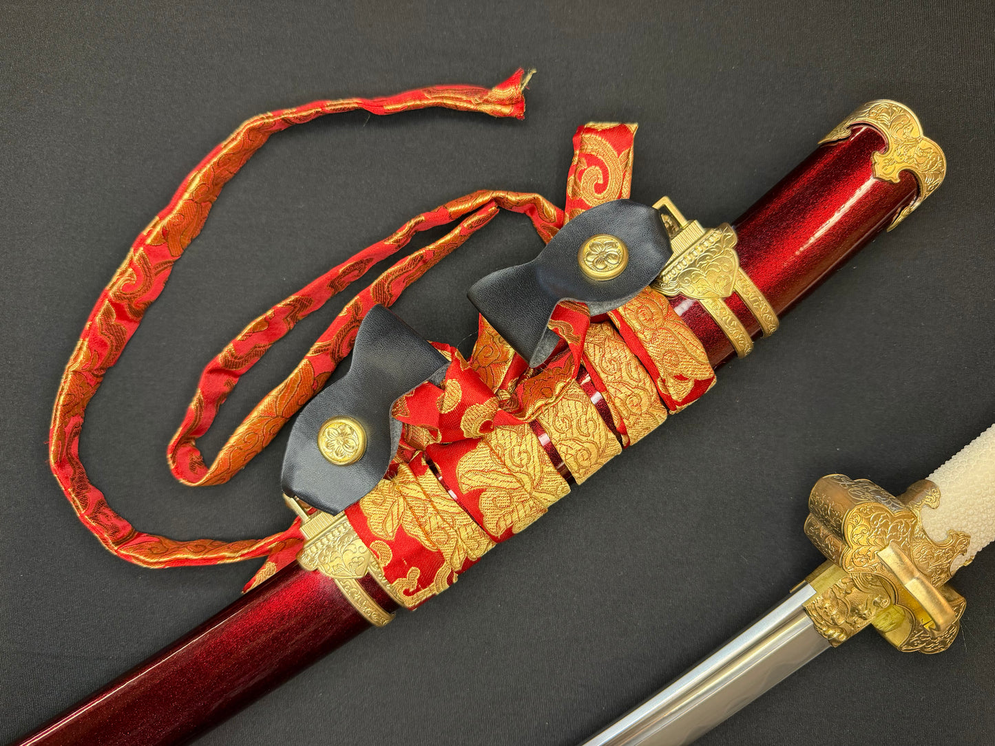 Phoenix Armory Efu Tachi - Crimson Regent Damascus 608