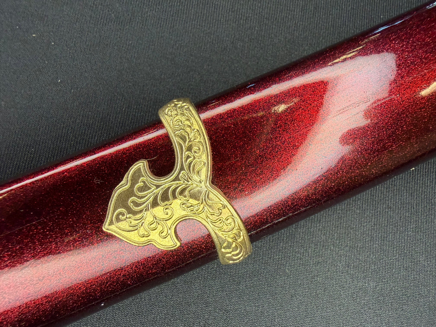 Phoenix Armory Efu Tachi - Crimson Regent Damascus 608