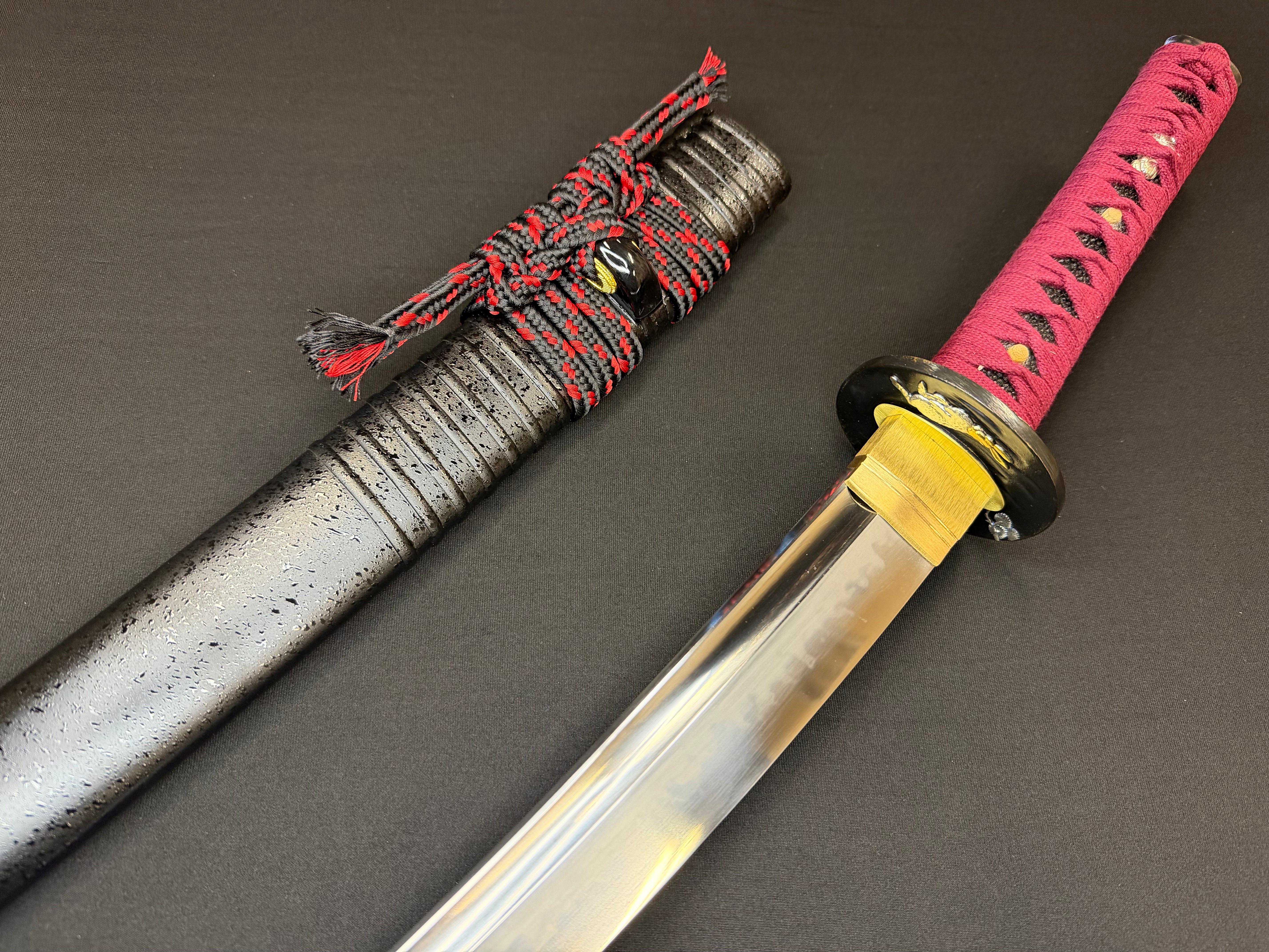 Legacy Steel Reaper Osoraku Wakizashi  - Crimson Tiger 1095 Clay Tempered