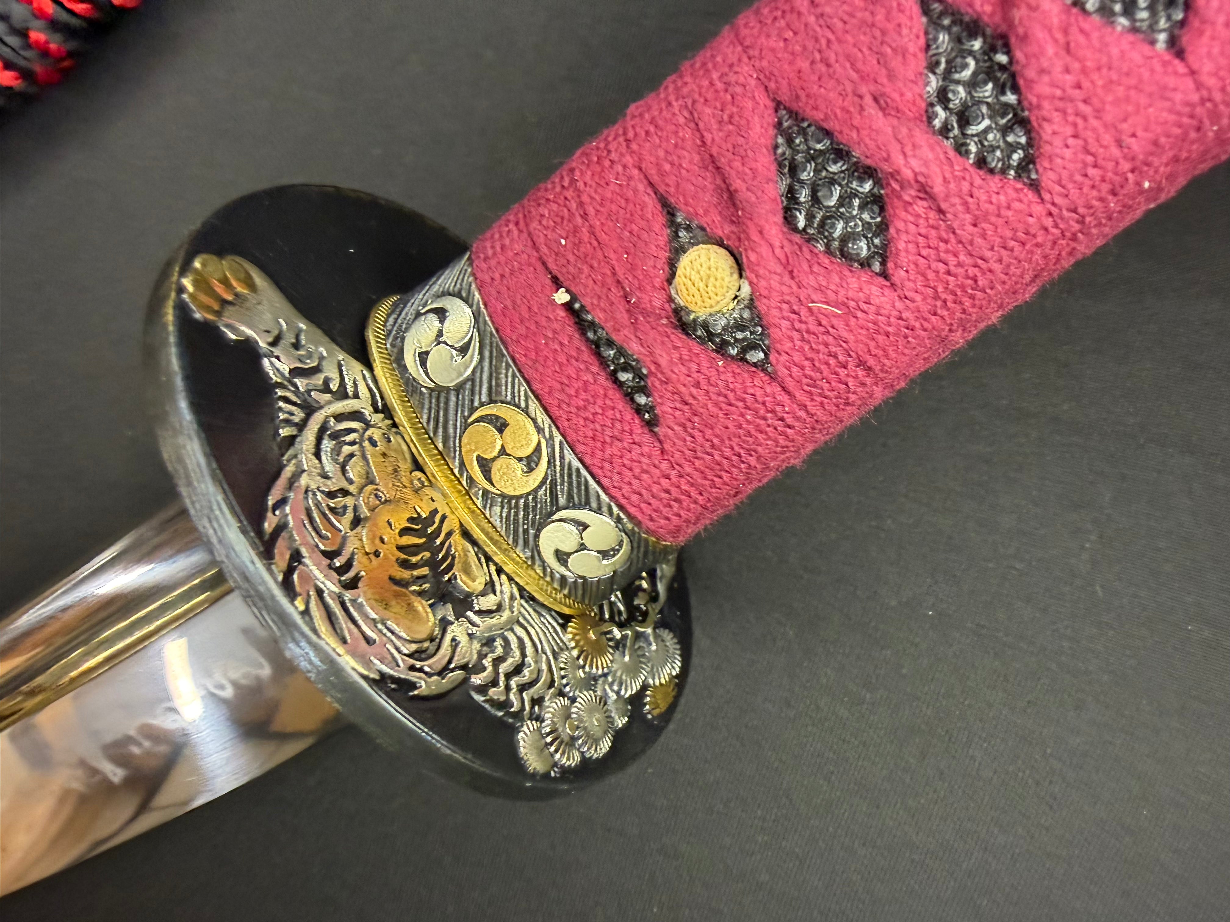 Legacy Steel Reaper Osoraku Wakizashi  - Crimson Tiger 1095 Clay Tempered