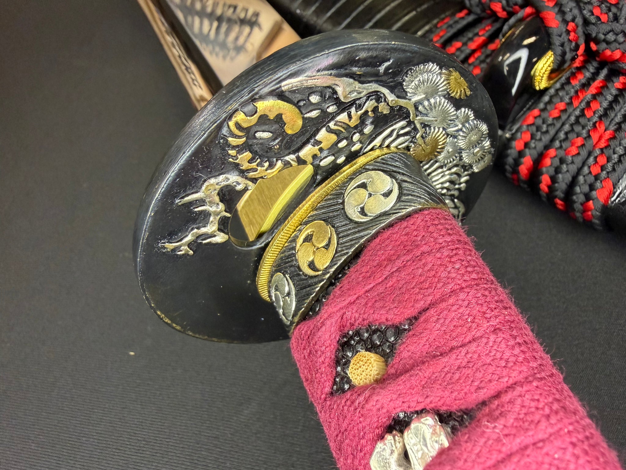 Legacy Steel Reaper Osoraku Wakizashi  - Crimson Tiger 1095 Clay Tempered
