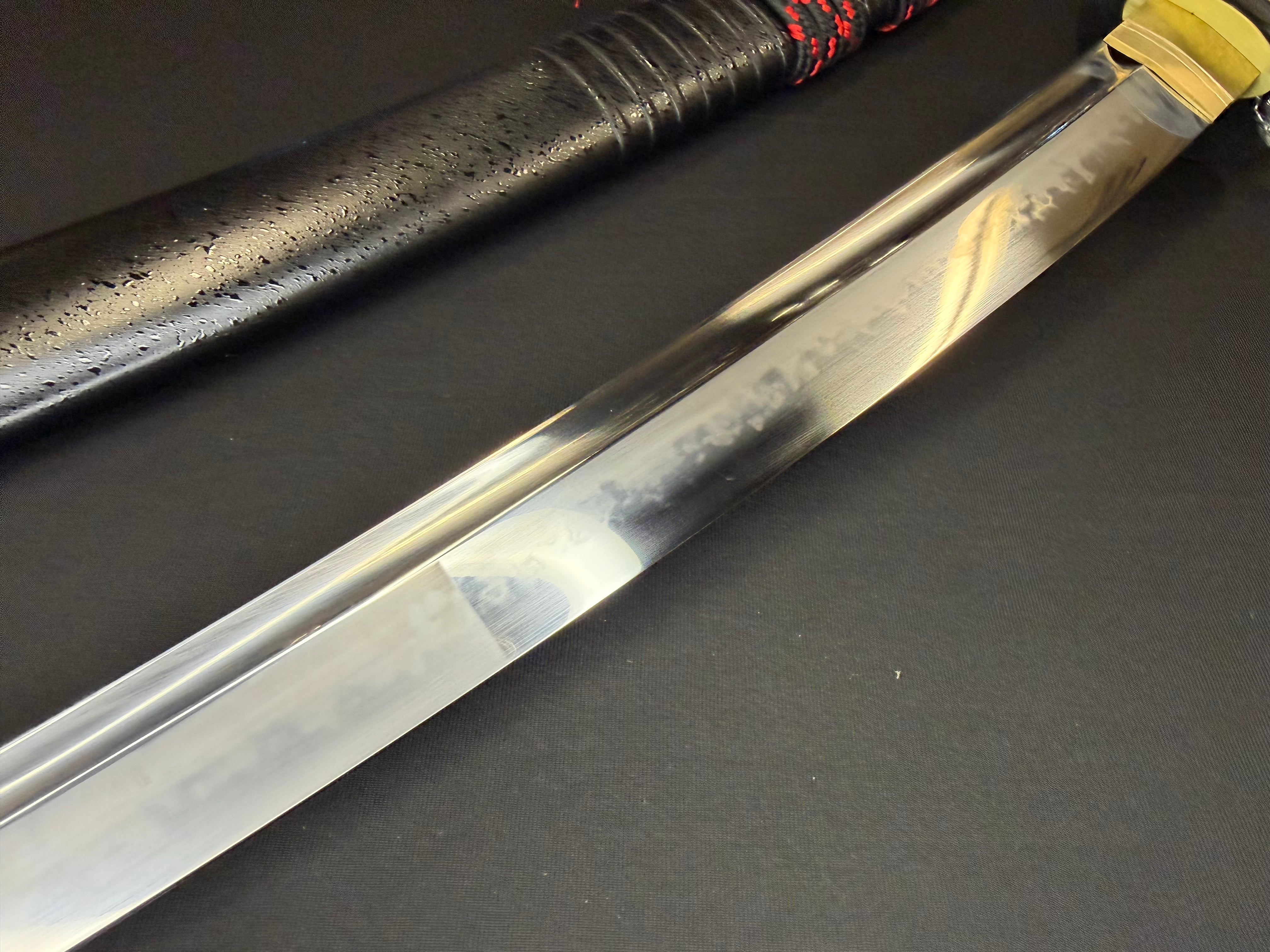 Legacy Steel Reaper Osoraku Wakizashi  - Crimson Tiger 1095 Clay Tempered