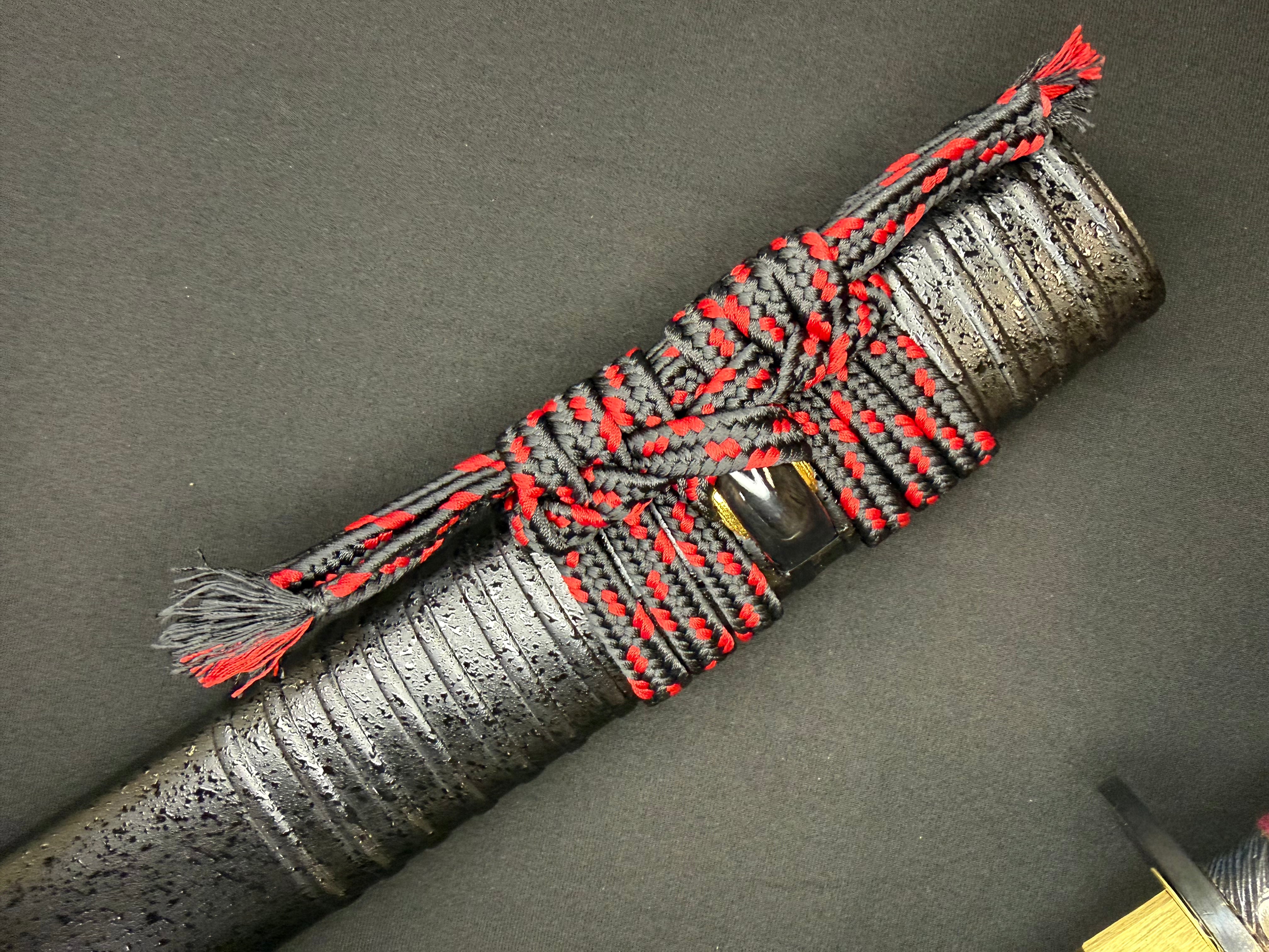 Legacy Steel Reaper Osoraku Wakizashi  - Crimson Tiger 1095 Clay Tempered