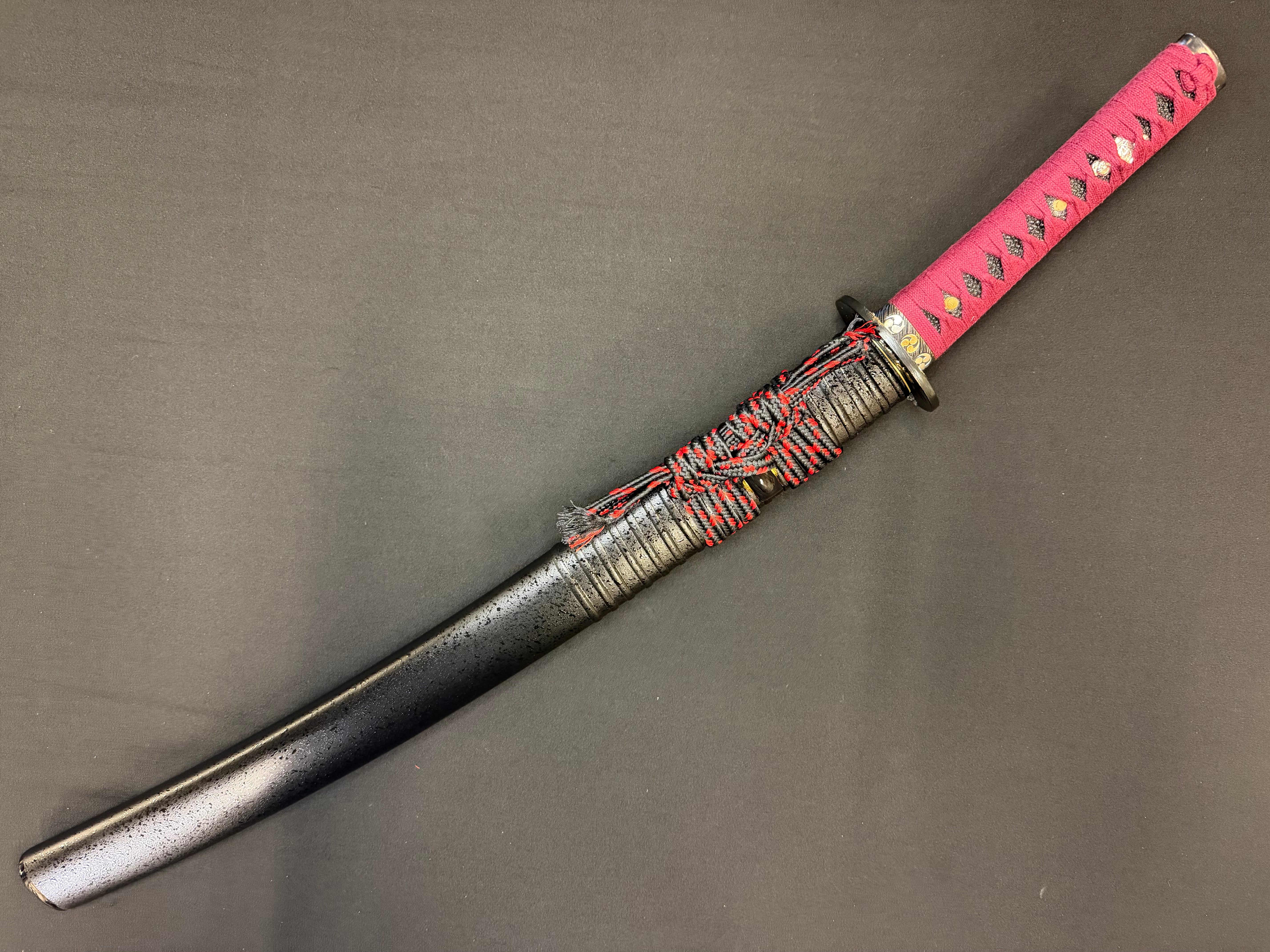 Legacy Steel Reaper Osoraku Wakizashi  - Crimson Tiger 1095 Clay Tempered