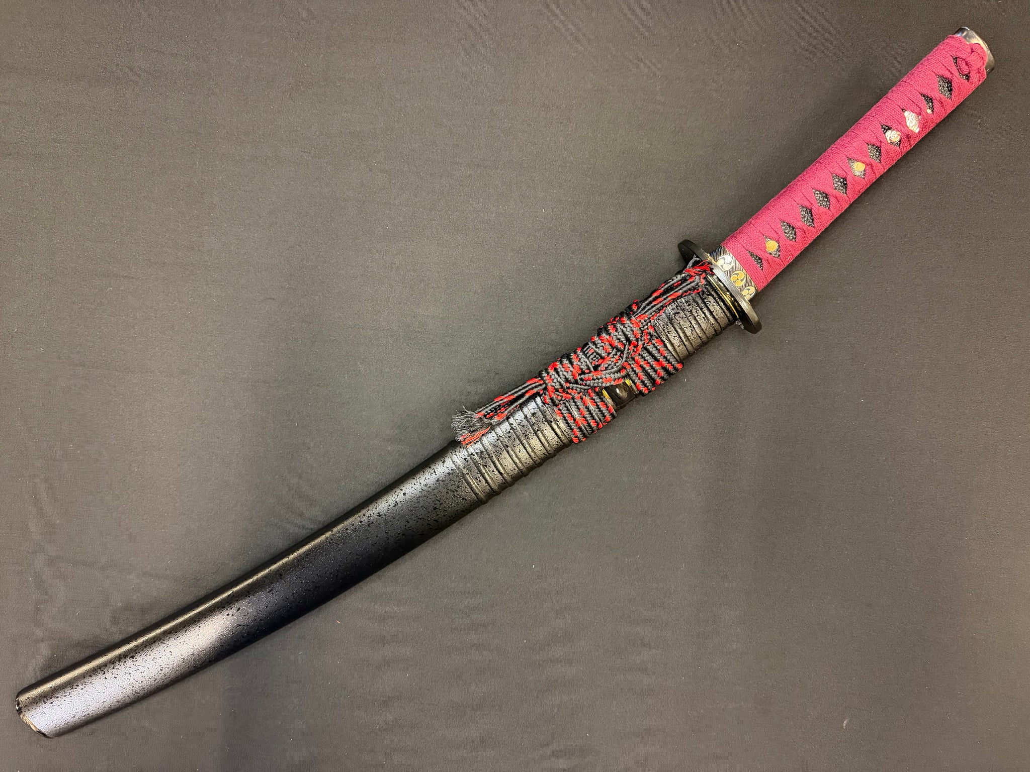Legacy Steel Reaper Osoraku Wakizashi  - Crimson Tiger 1095 Clay Tempered