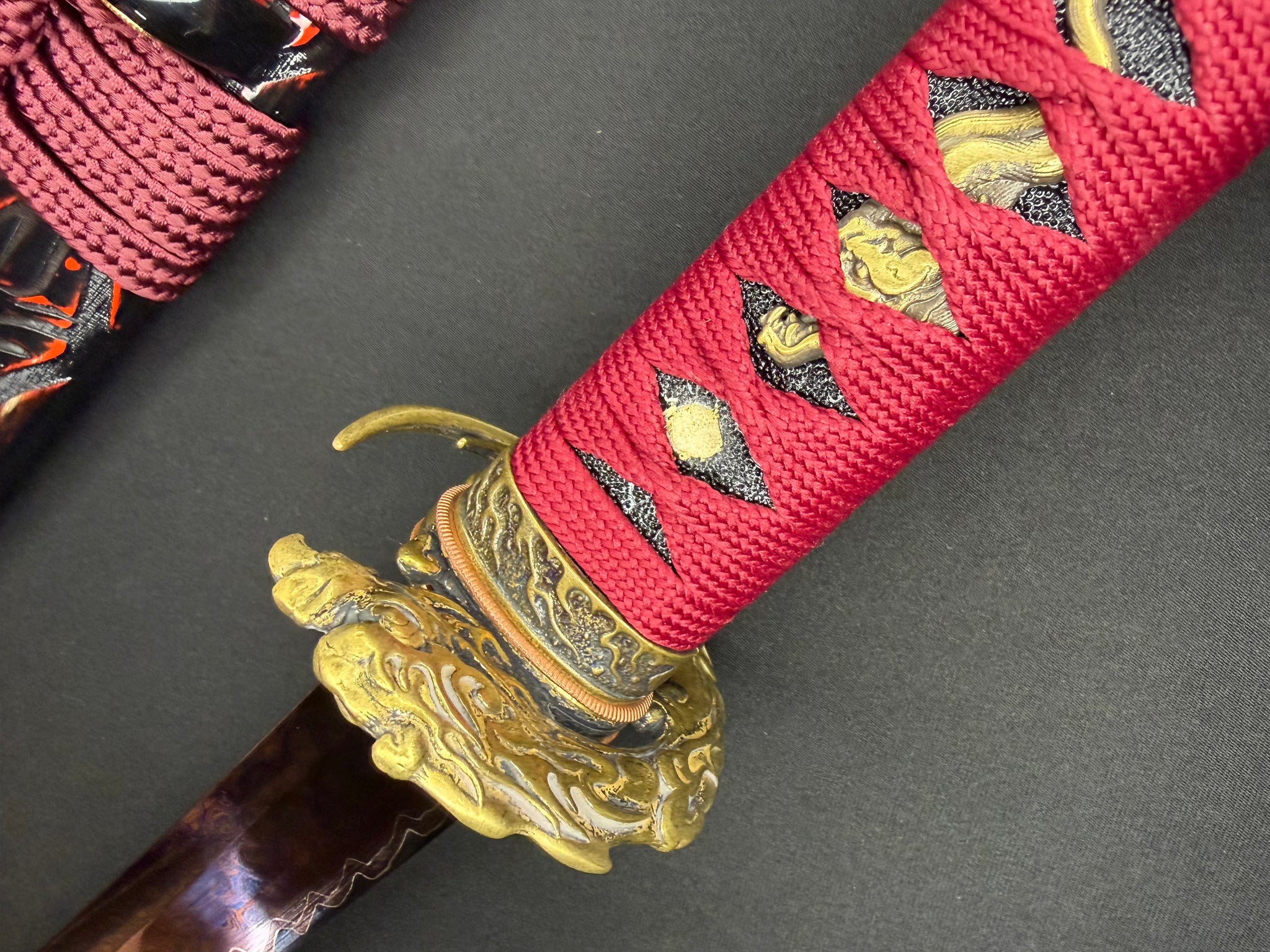 Phoenix Armory Katana -  Dragonblade Sanmai Damascus