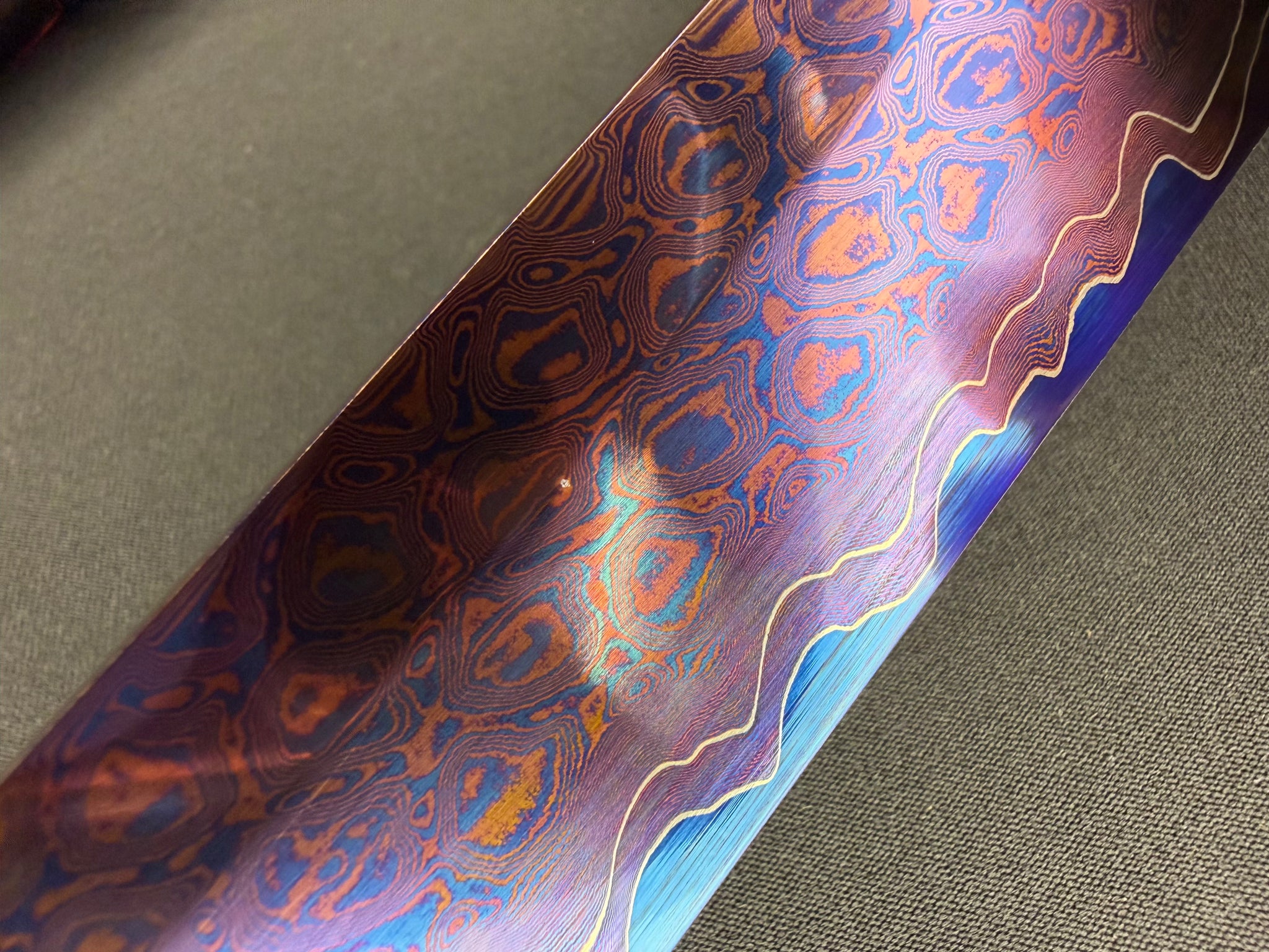Phoenix Armory Katana -  Dragonblade Sanmai Damascus