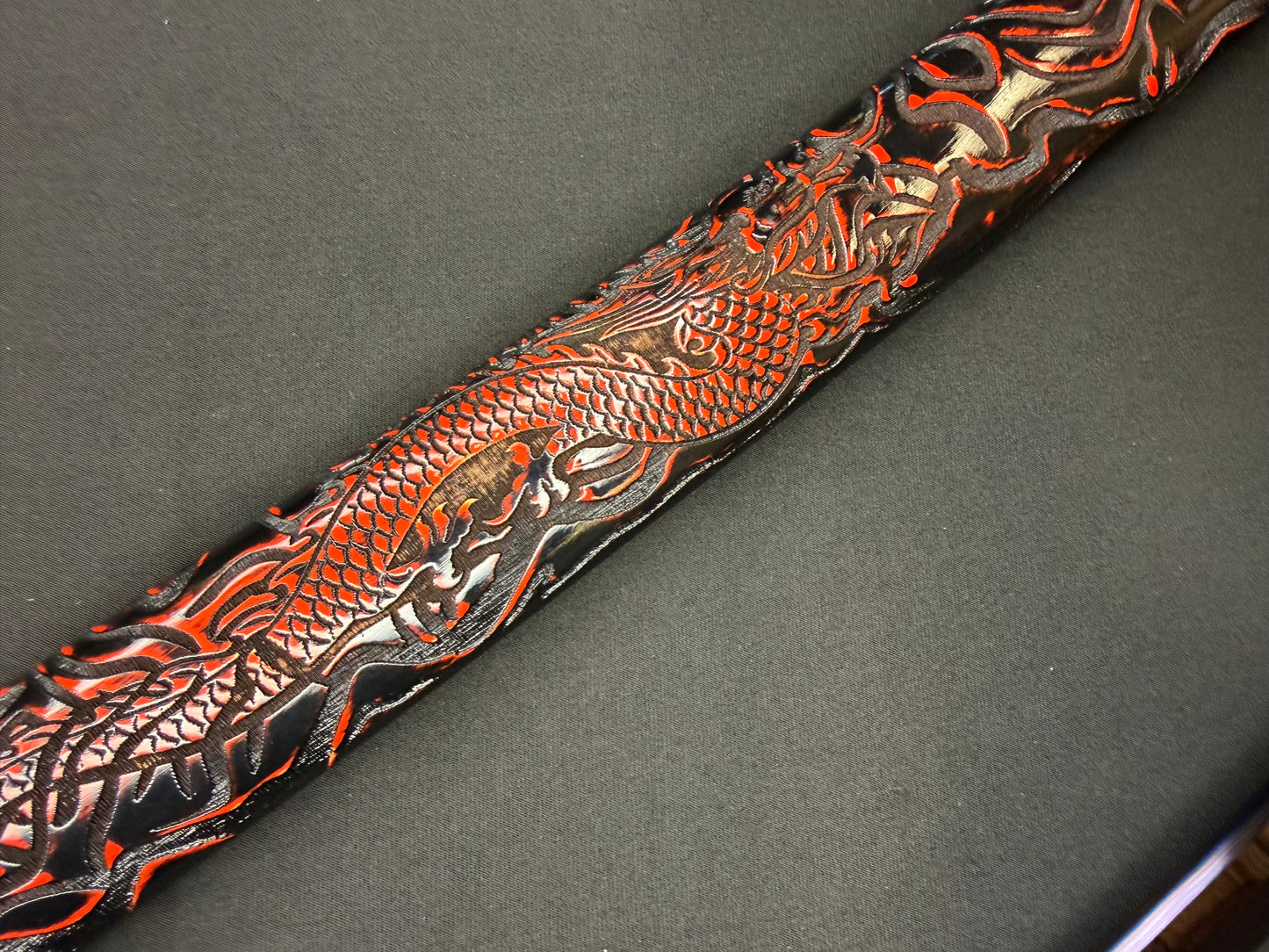 Phoenix Armory Katana -  Dragonblade Sanmai Damascus