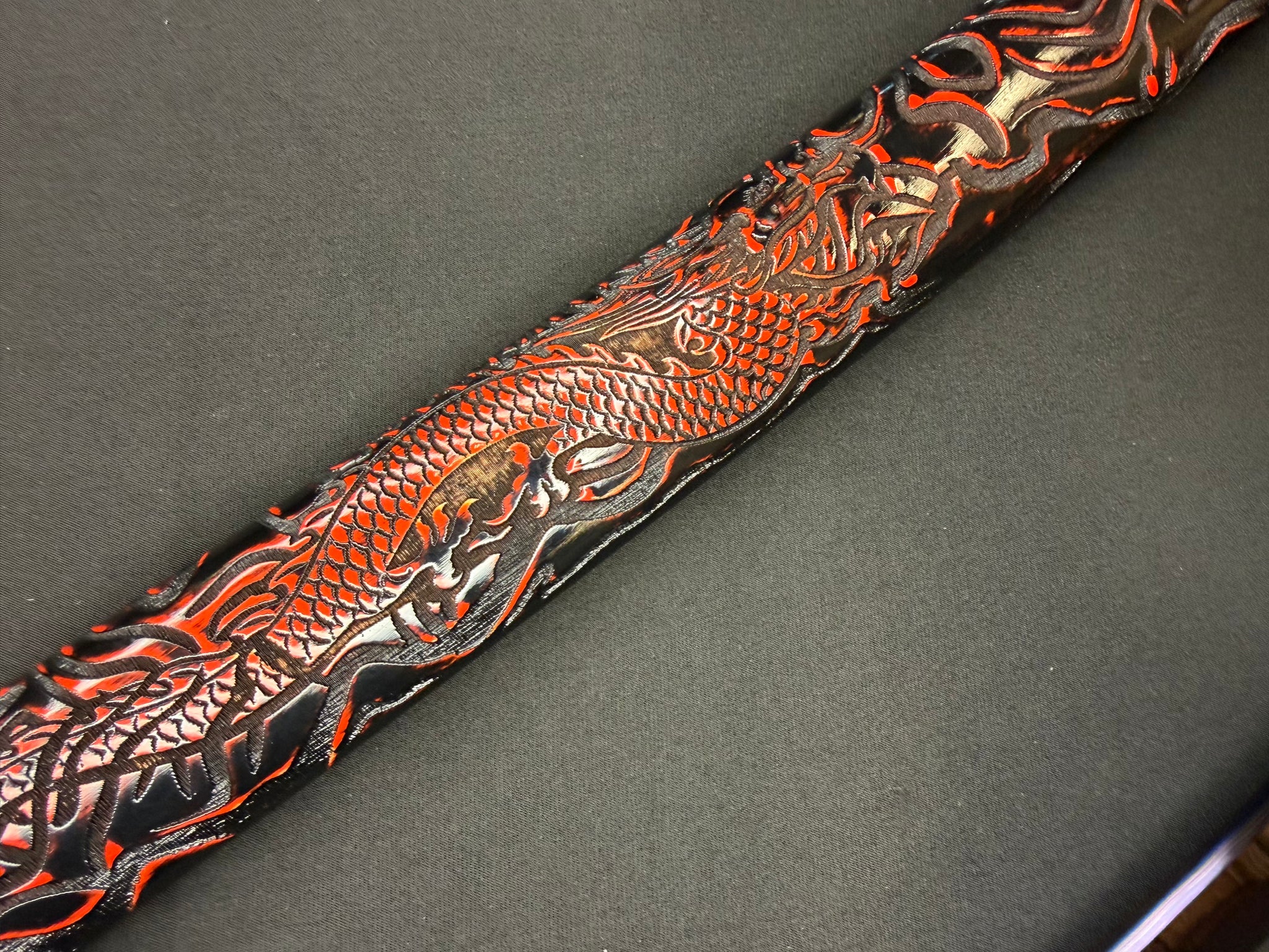 Phoenix Armory Katana -  Dragonblade Sanmai Damascus