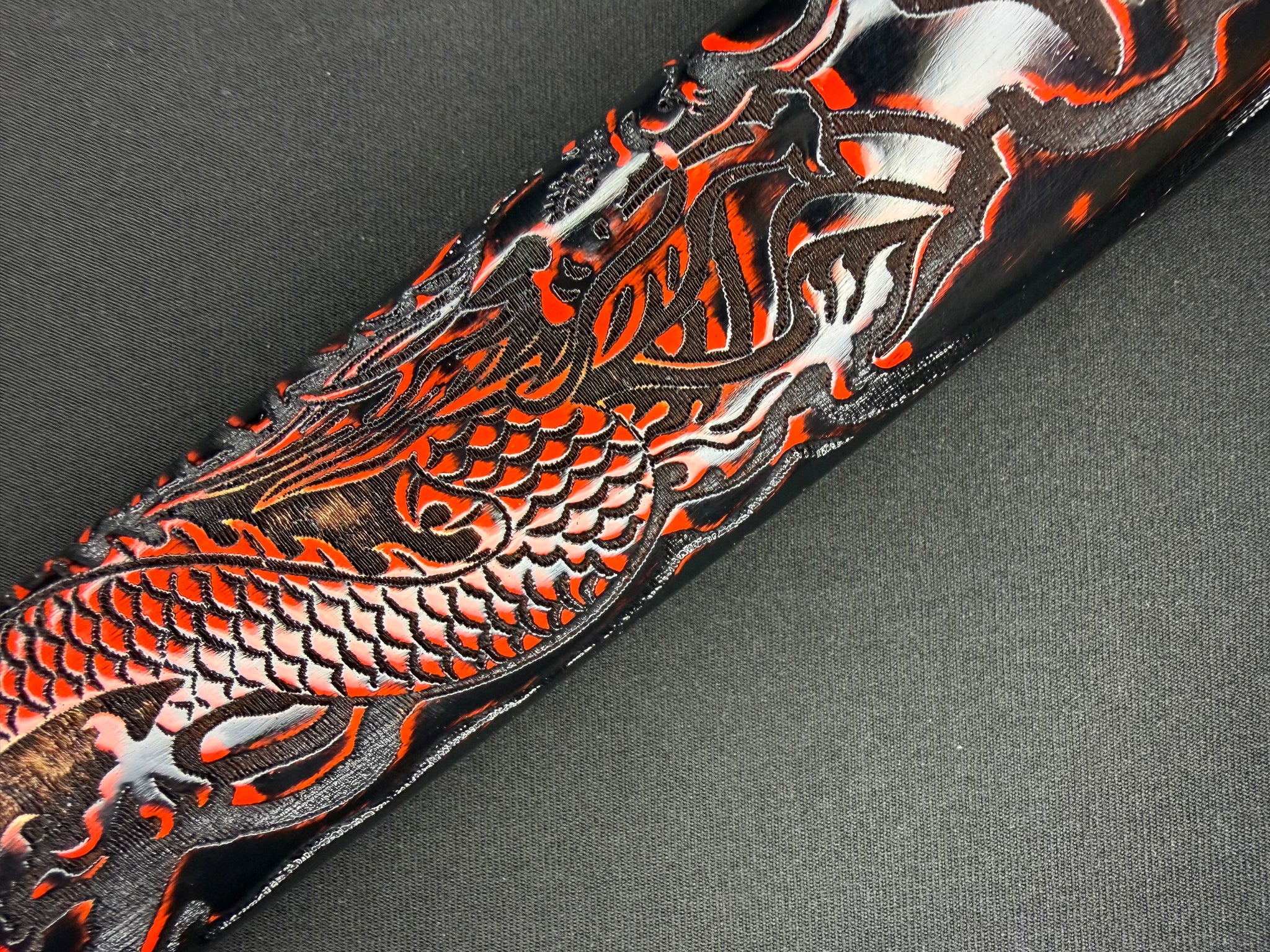 Phoenix Armory Katana -  Dragonblade Sanmai Damascus