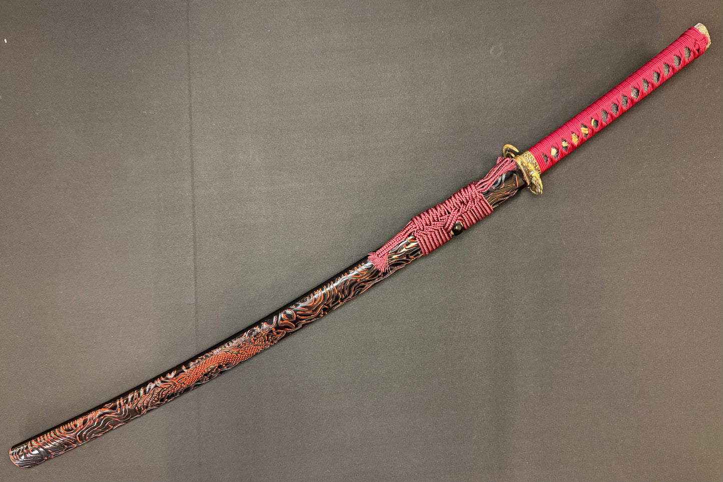 Phoenix Armory Katana -  Dragonblade Sanmai Damascus