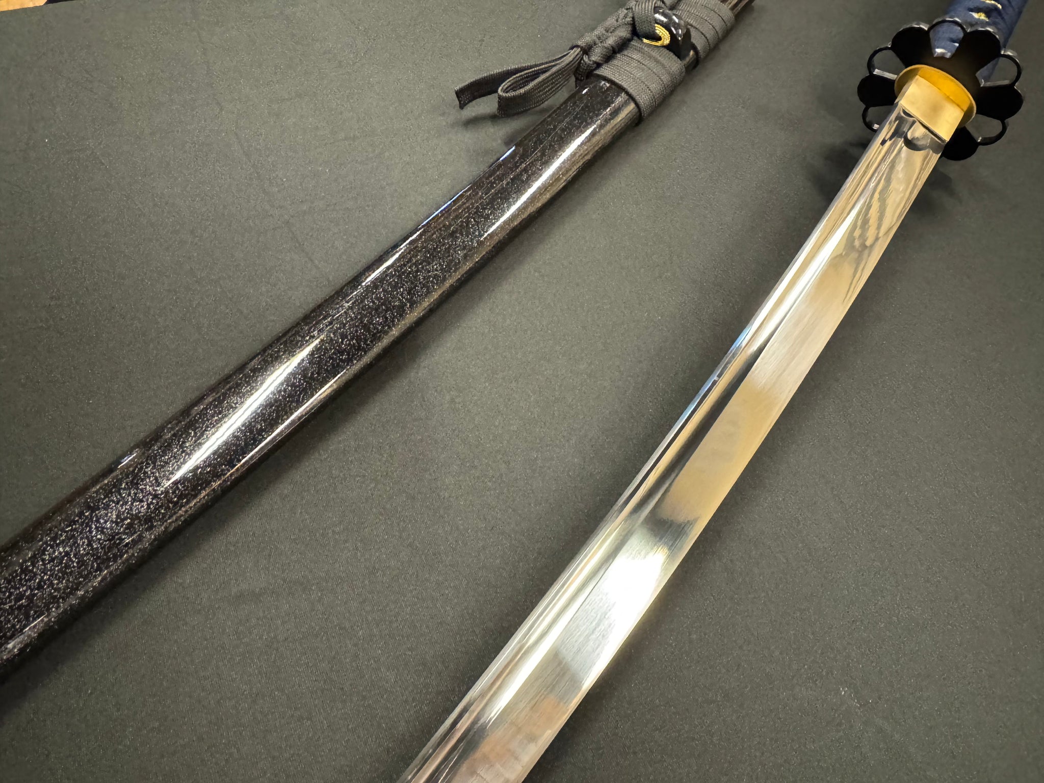 Dragon Spring Katana - Flex Blue Death Chrysanthemum - Mn65