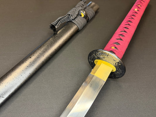 Legacy Blades Nodachi -  Warpath Series Iron Serpent Sanmai Damascus Shobu Zukuri