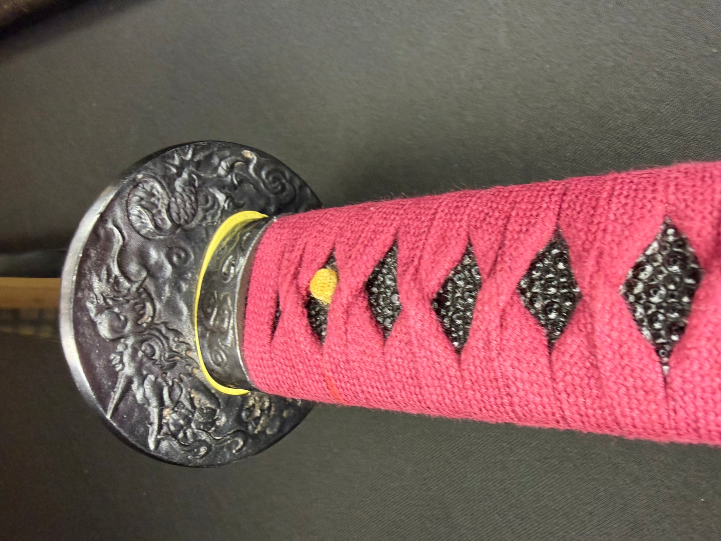 Legacy Blades Nodachi -  Warpath Series Iron Serpent Sanmai Damascus Shobu Zukuri