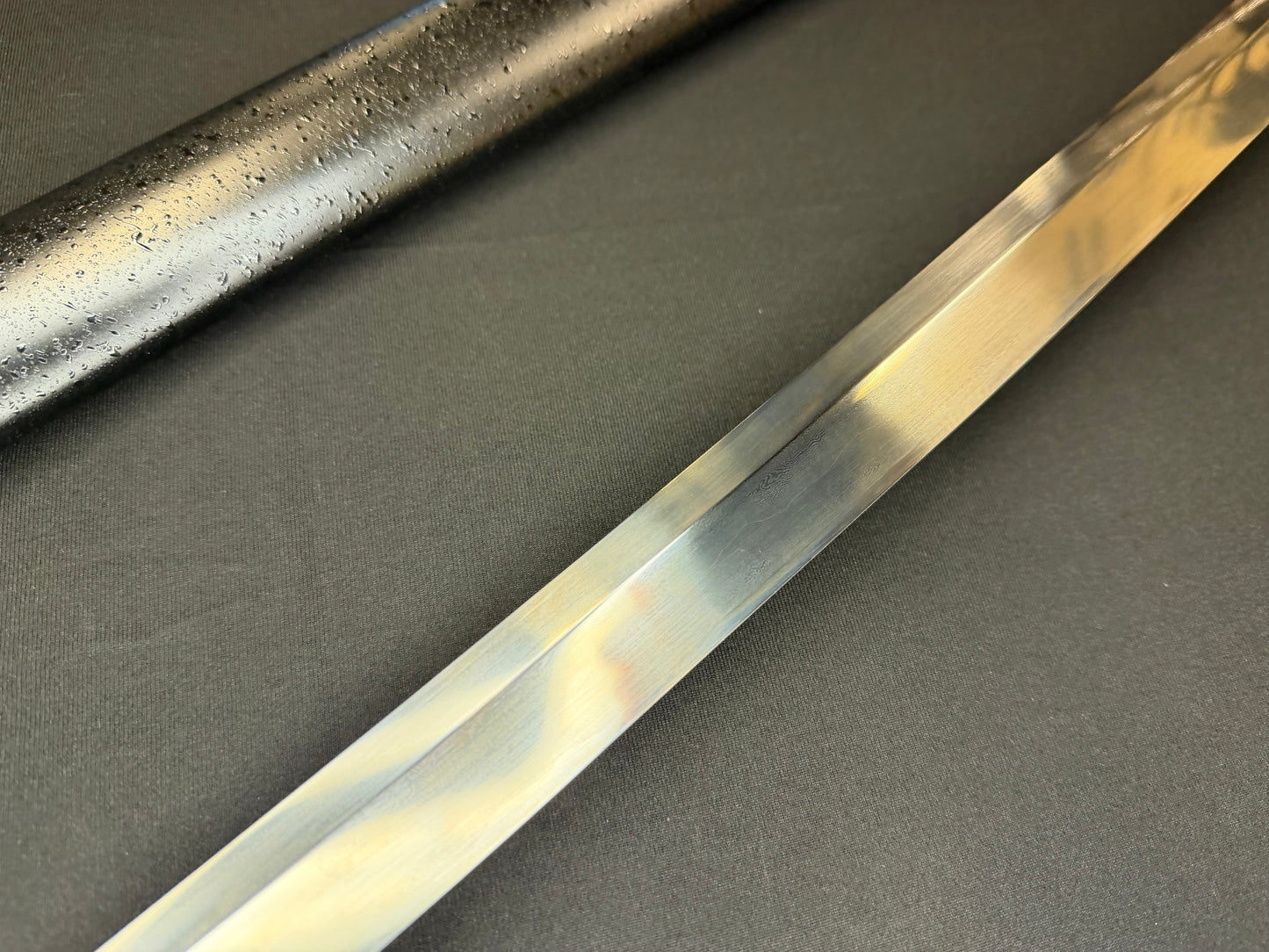 Legacy Blades Nodachi -  Warpath Series Iron Serpent Sanmai Damascus Shobu Zukuri