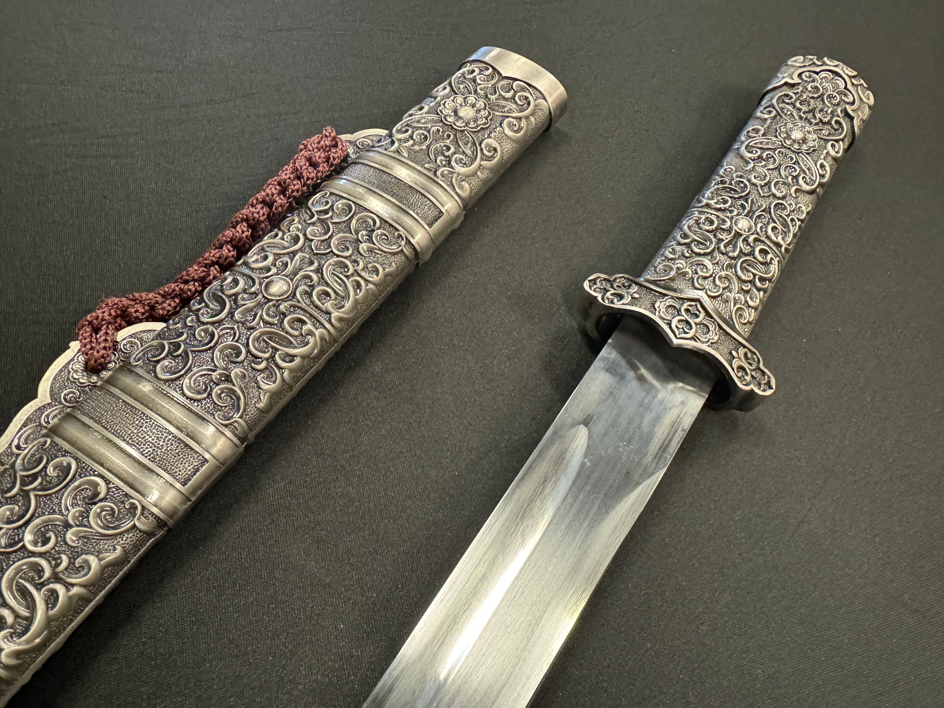 Phoenix Armory Dagger - Tang Dynasty Silver Splinter 65Mn – RVA Katana
