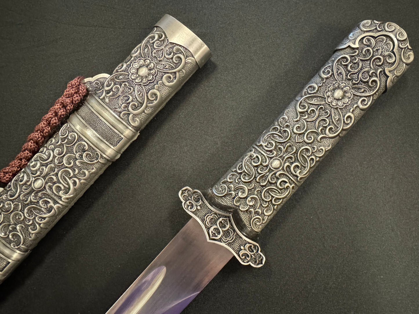 Phoenix Armory Dagger - Tang Dynasty Silver Splinter 65Mn – RVA Katana