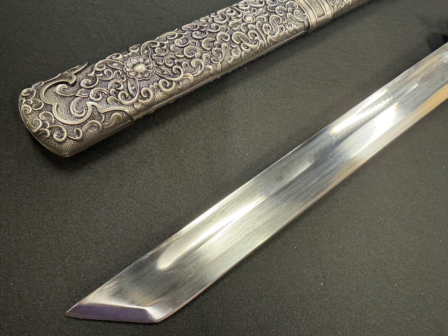 Phoenix Armory Dagger - Tang Dynasty Silver Splinter 65Mn