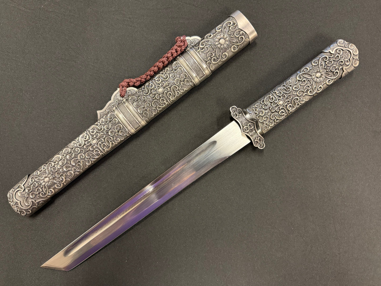 Phoenix Armory Dagger - Tang Dynasty Silver Splinter 65Mn