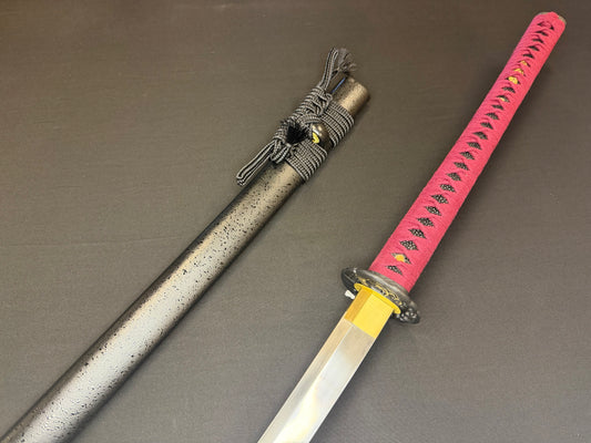 Legacy Blades Nodachi -  Warpath Series Iron Storm Sanmai Damascus Shobu Zukuri