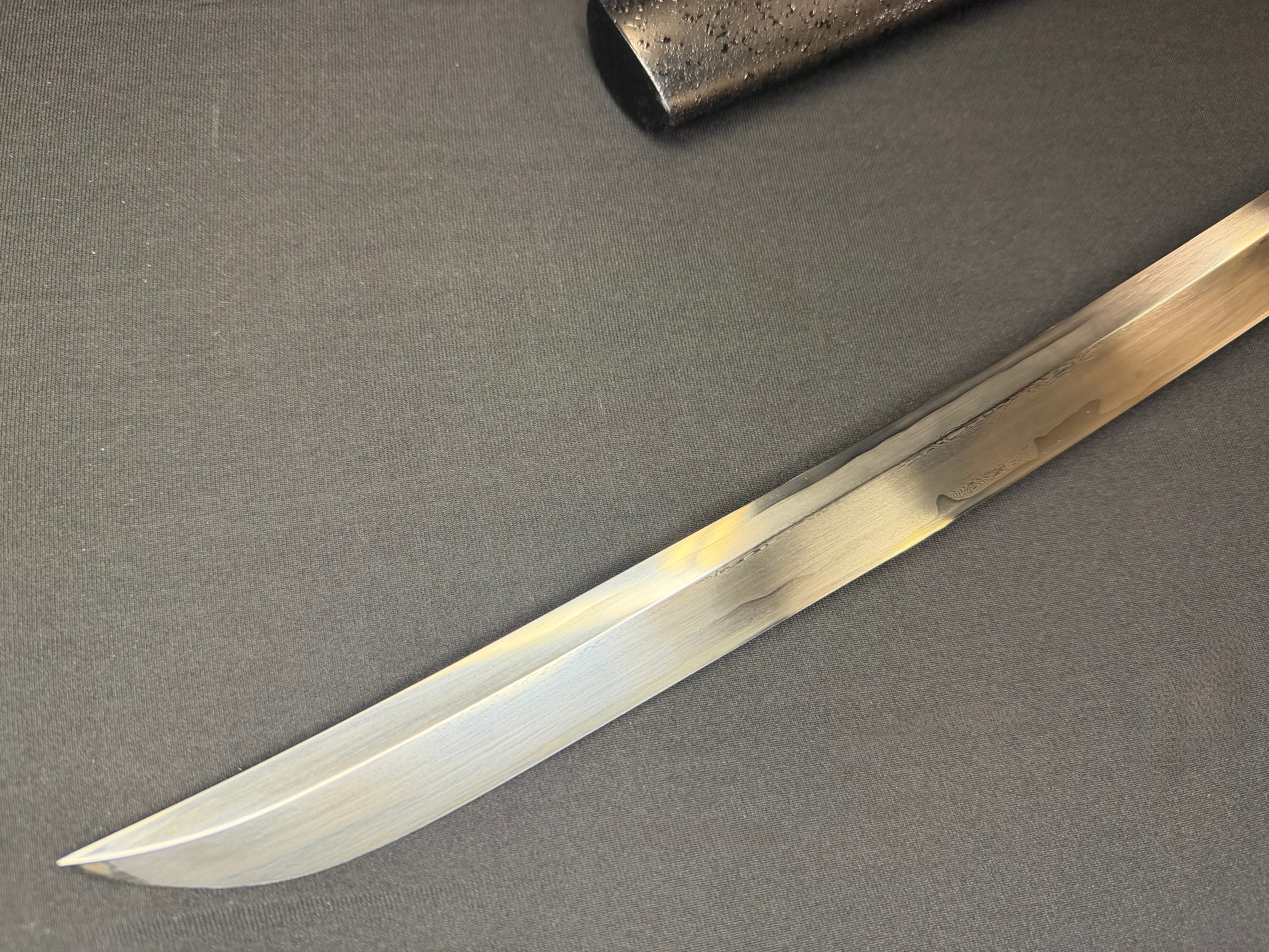 Legacy Blades Nodachi -  Warpath Series Iron Storm Sanmai Damascus Shobu Zukuri