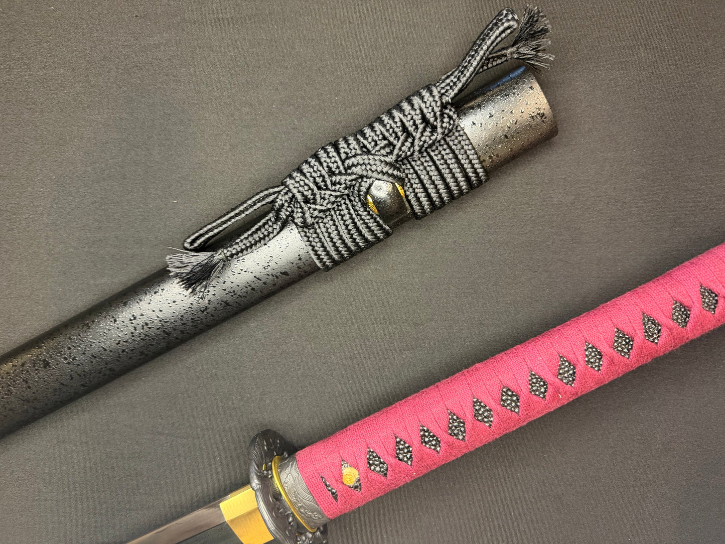 Legacy Blades Nodachi -  Warpath Series Iron Storm Sanmai Damascus Shobu Zukuri