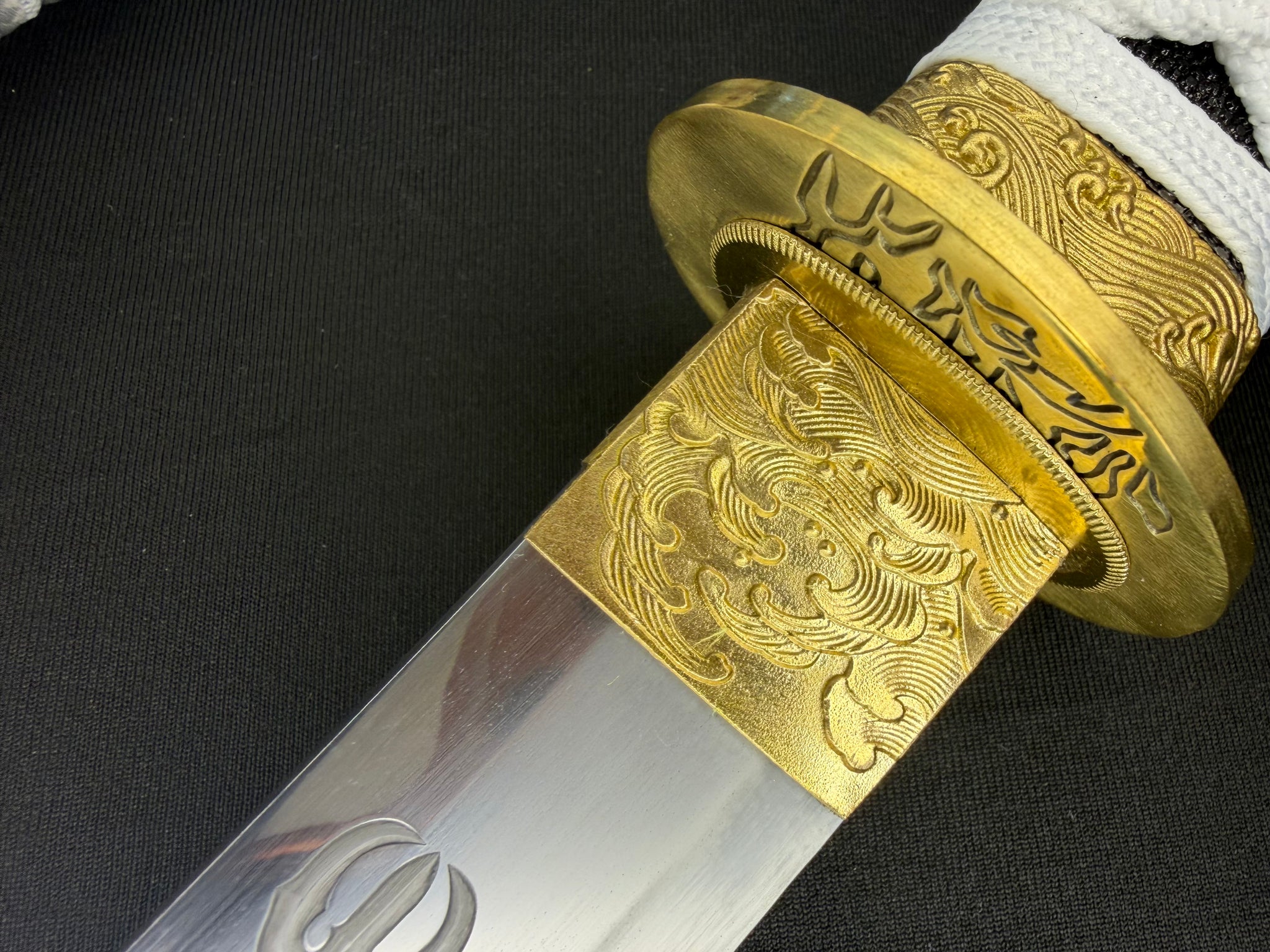 Phoenix Armory Tanto - Warrior Kami Shobu with Horimono T10 Clay Tempered