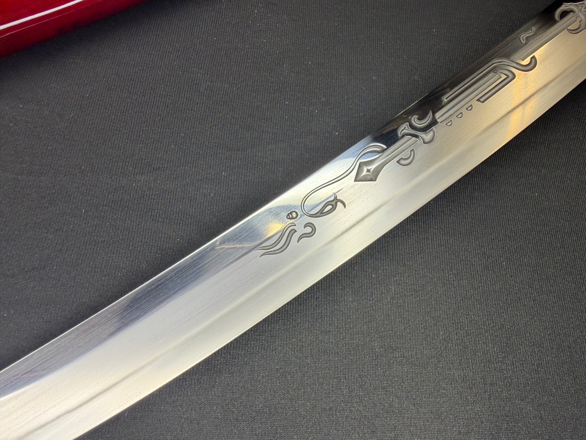 Phoenix Armory Tanto - Warrior Kami Shobu with Horimono T10 Clay Tempered