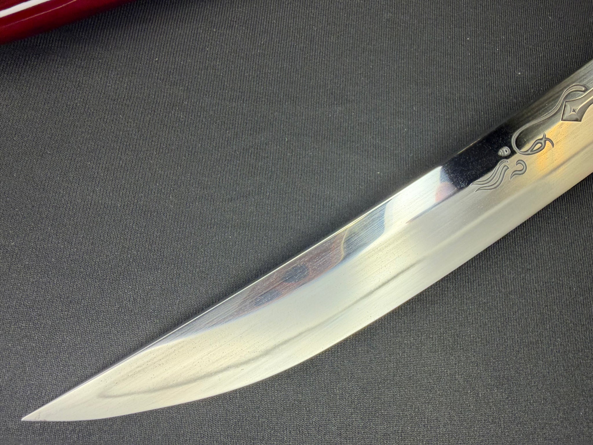 Phoenix Armory Tanto - Warrior Kami Shobu with Horimono T10 Clay Tempered