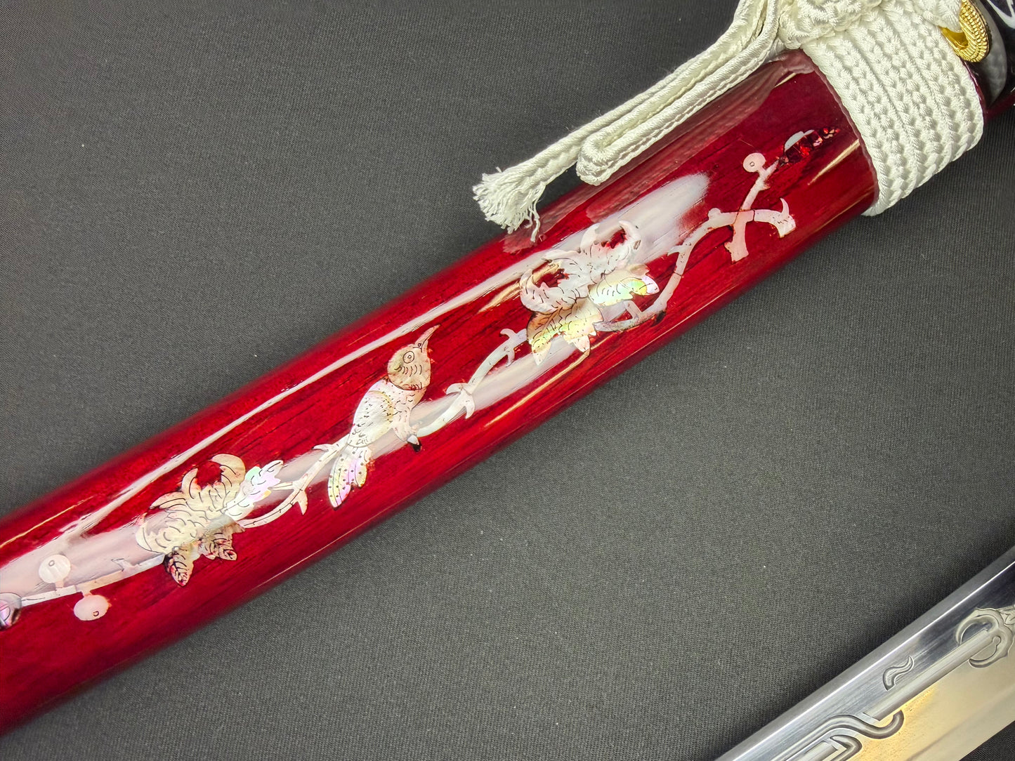 Phoenix Armory Tanto - Warrior Kami Shobu with Horimono T10 Clay Tempered