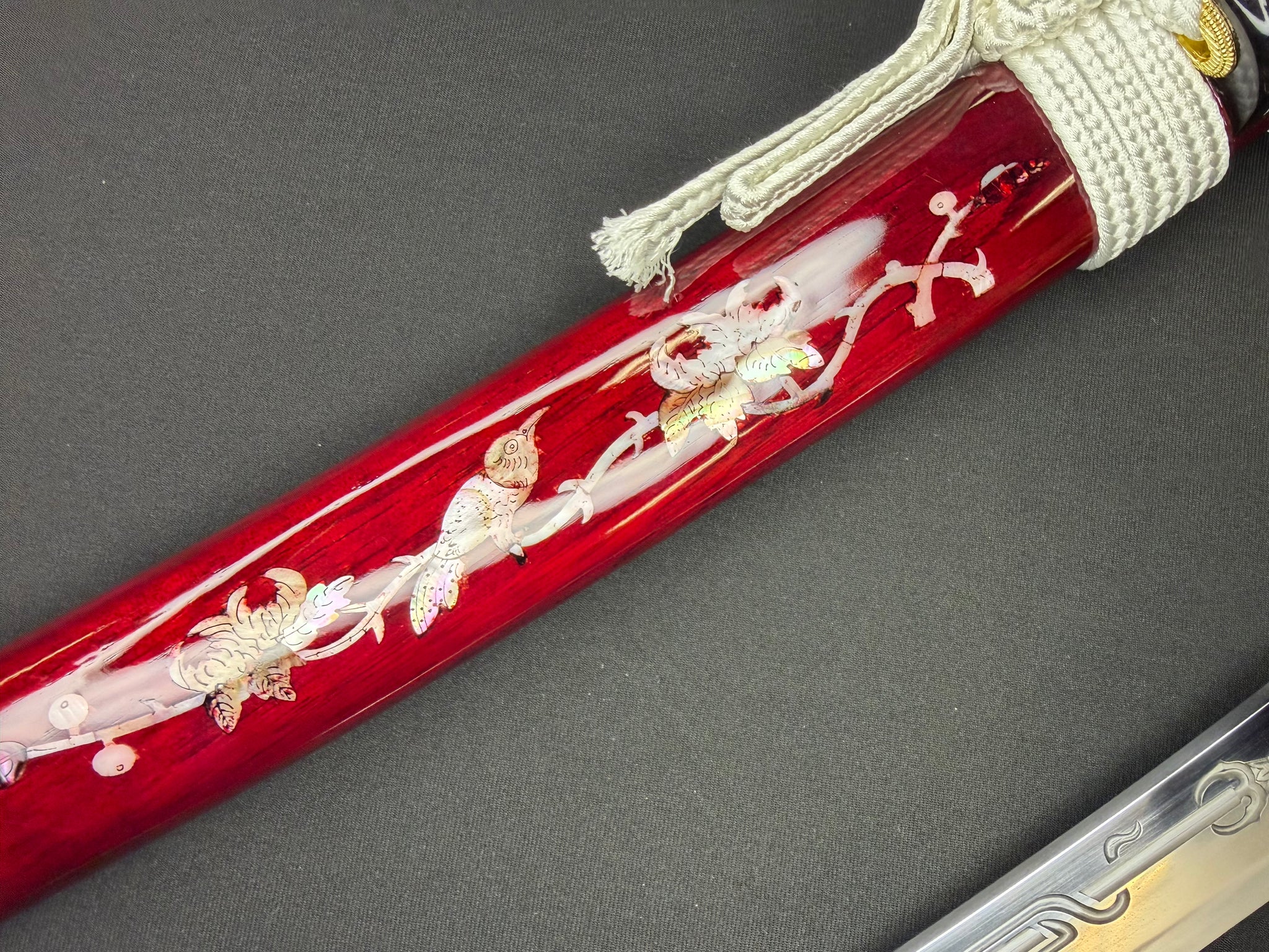 Phoenix Armory Tanto - Warrior Kami Shobu with Horimono T10 Clay Tempered