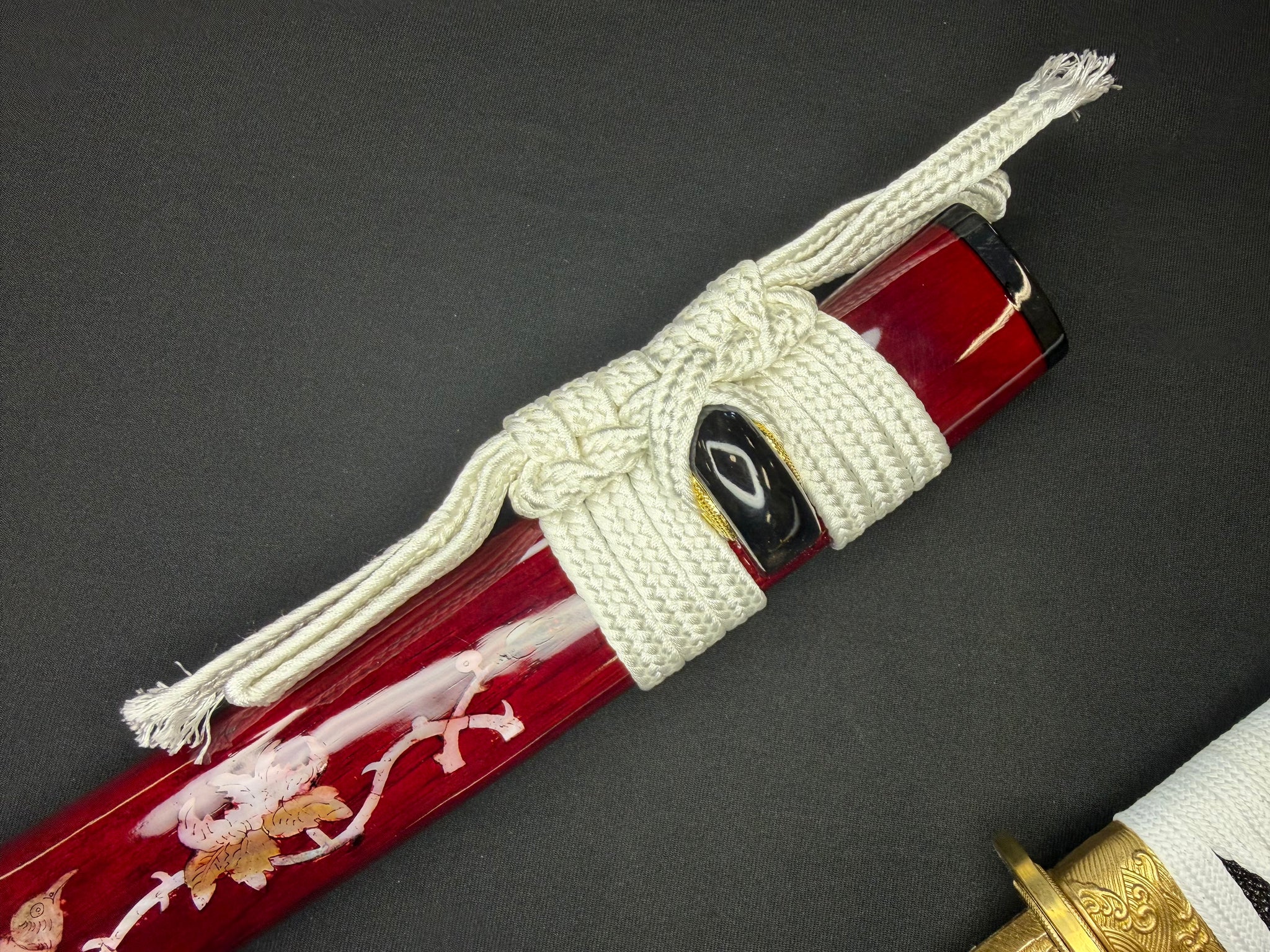 Phoenix Armory Tanto - Warrior Kami Shobu with Horimono T10 Clay Tempered