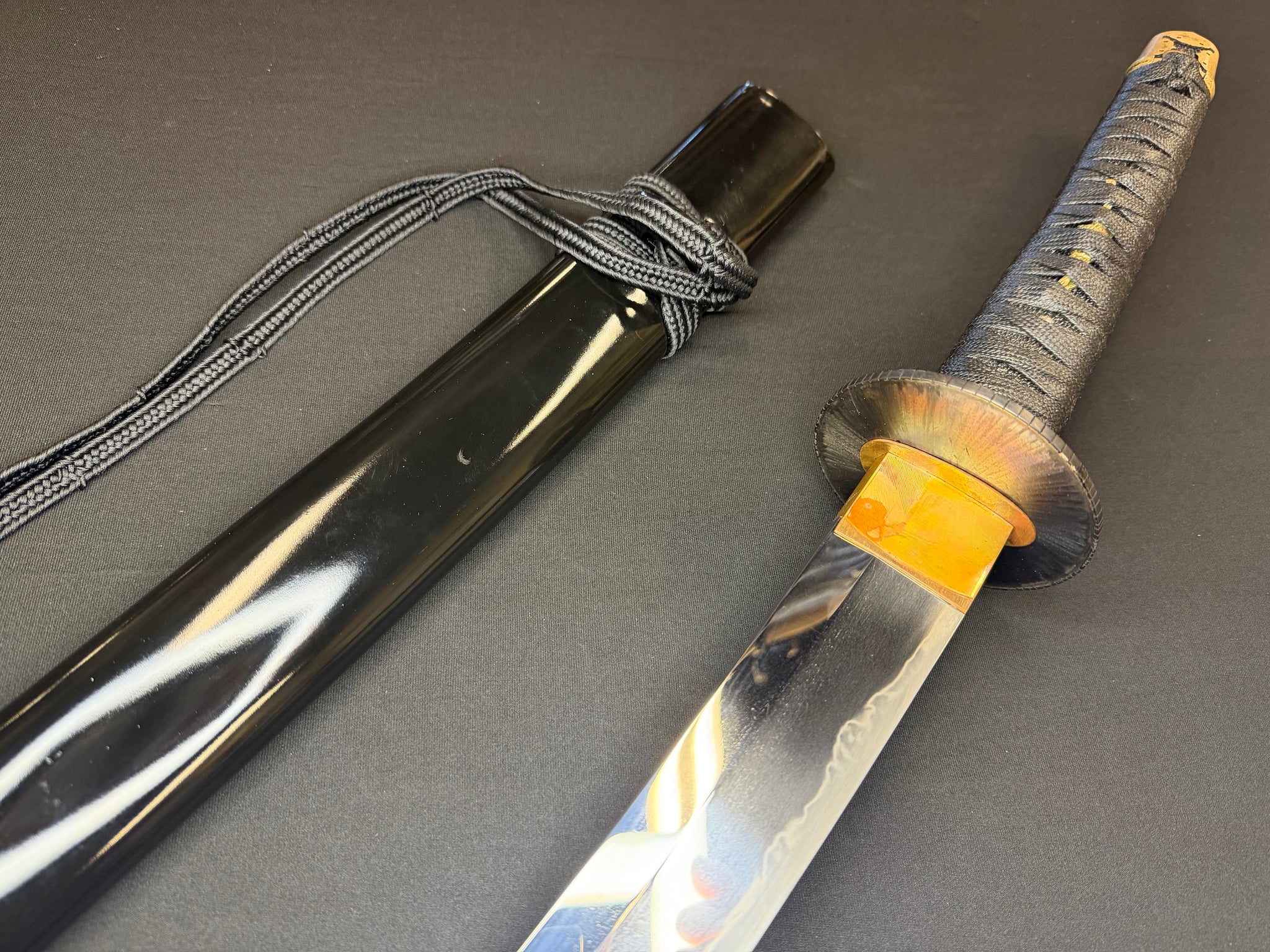 TESTED Custom Heavy Cutting Katana - Mounted by Bloodline Customs T10 Okissaki