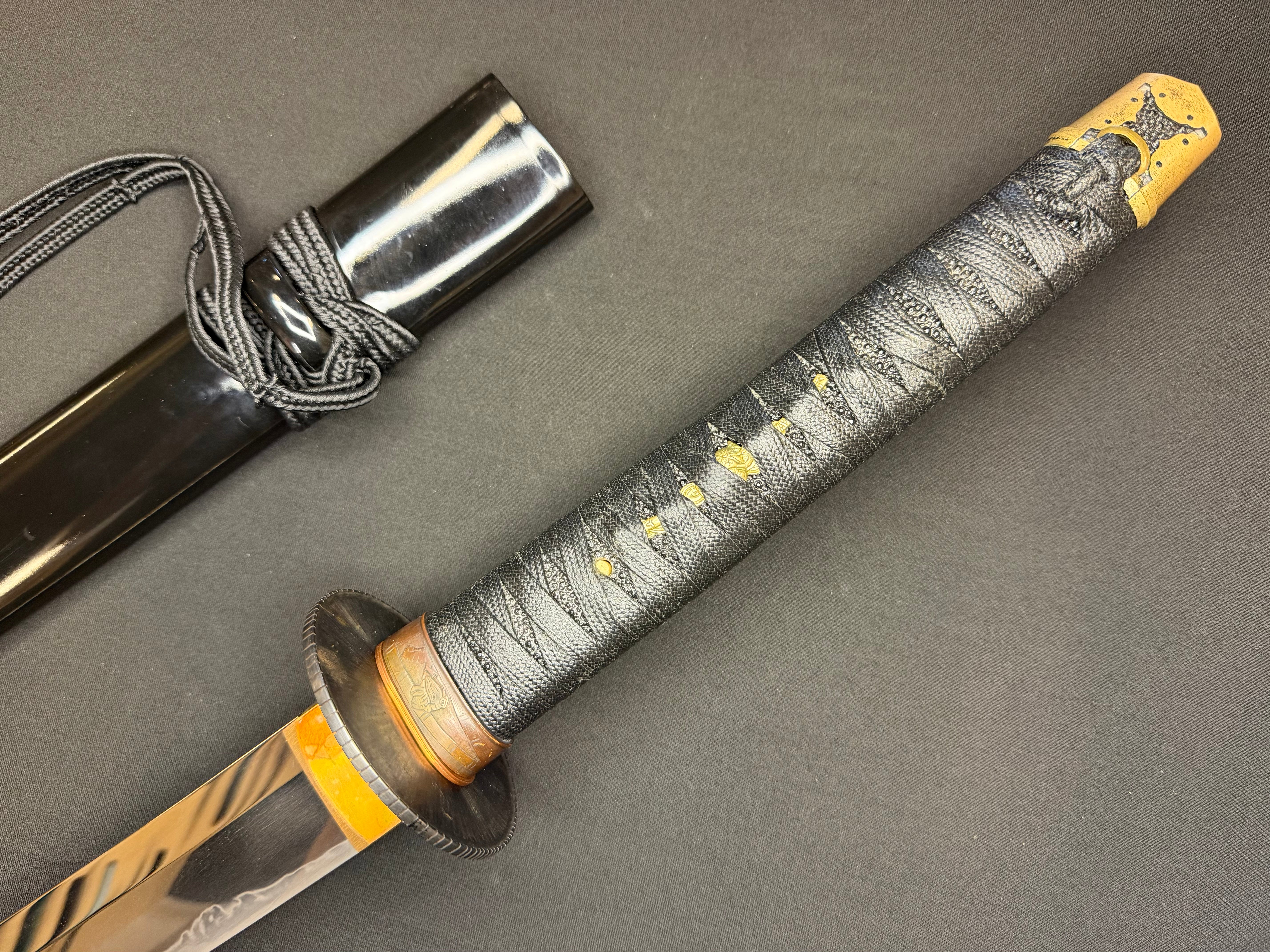 TESTED Custom Heavy Cutting Katana - Mounted by Bloodline Customs T10 Okissaki