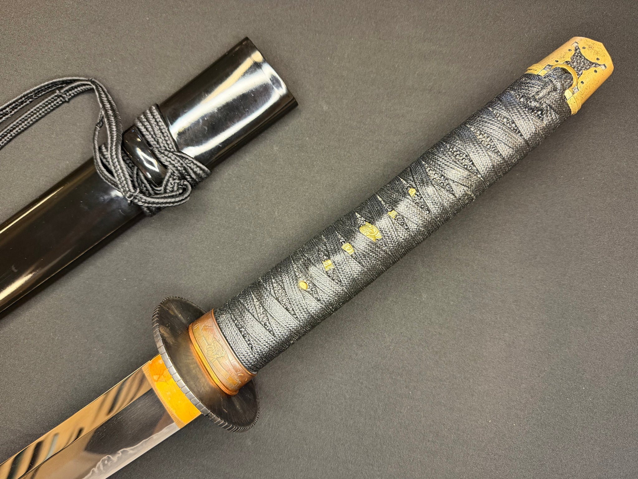 TESTED Custom Heavy Cutting Katana - Mounted by Bloodline Customs T10 Okissaki