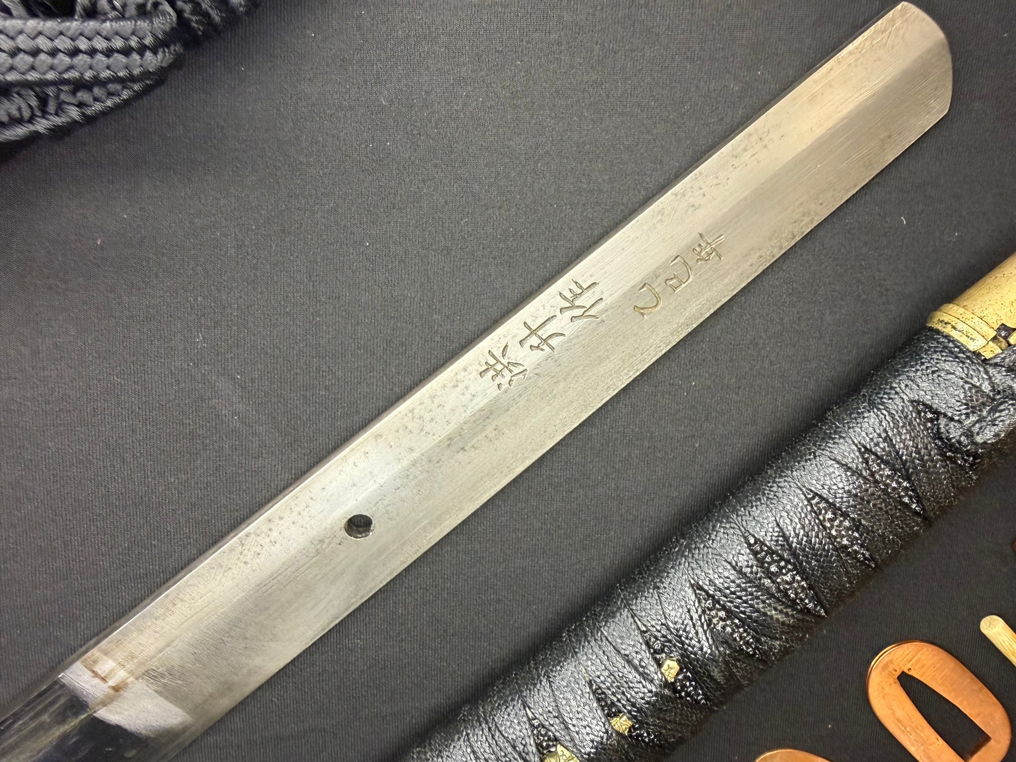 TESTED Custom Heavy Cutting Katana - Mounted by Bloodline Customs T10 Okissaki