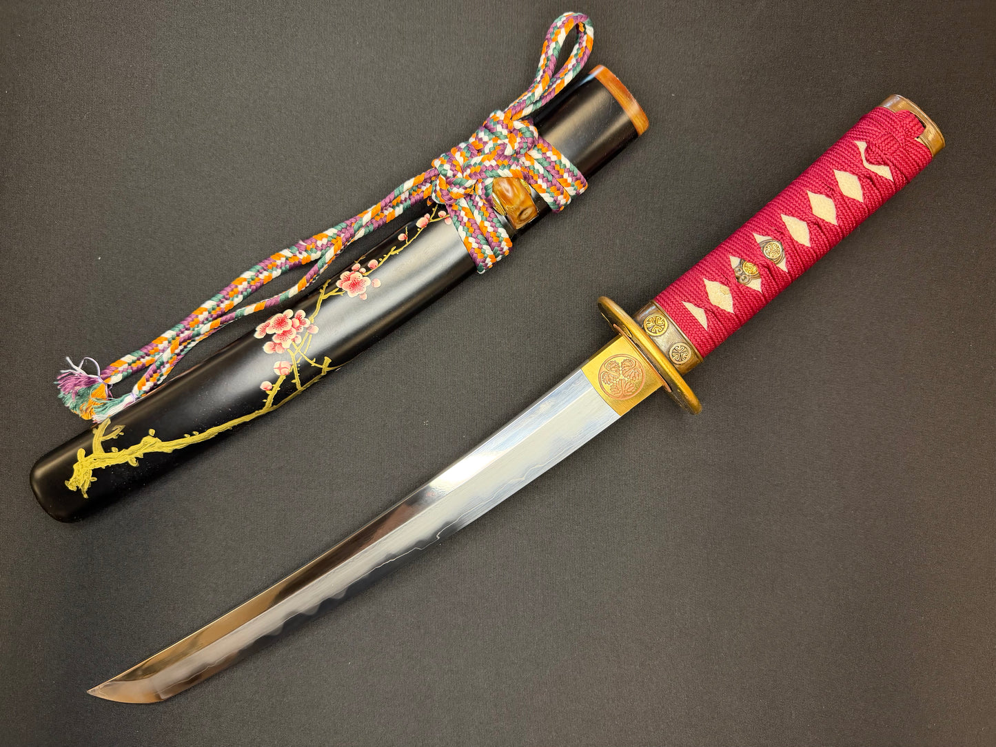 Phoenix Armory Tanto - Crimson Crest - Sanmai Hadori Polish
