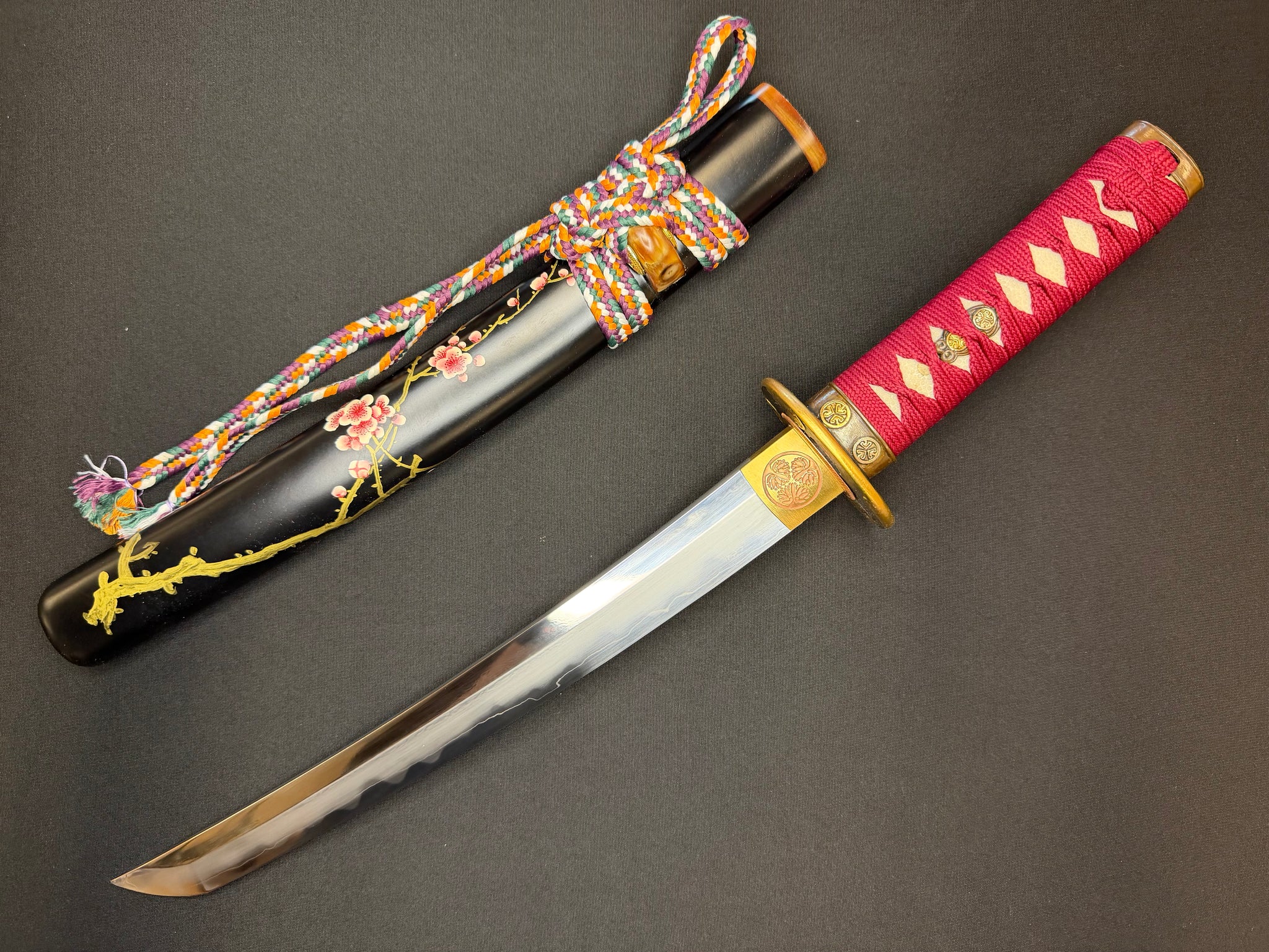 Phoenix Armory Tanto - Crimson Crest - Sanmai Hadori Polish