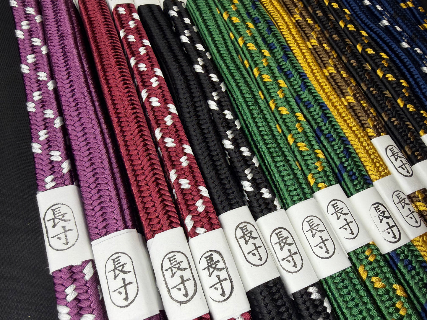 Saijohin Premium Sageo - Shigeuchi Style Synthetic Silk Color Options Imported from Japan