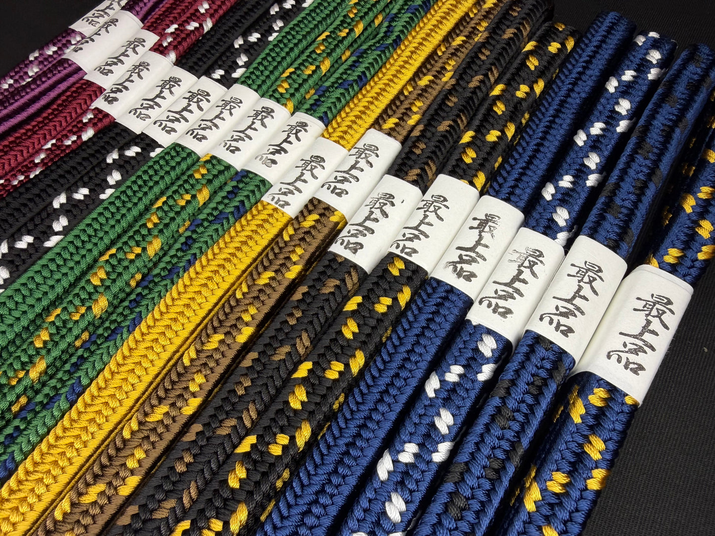 Saijohin Premium Sageo - Shigeuchi Style Synthetic Silk Color Options Imported from Japan