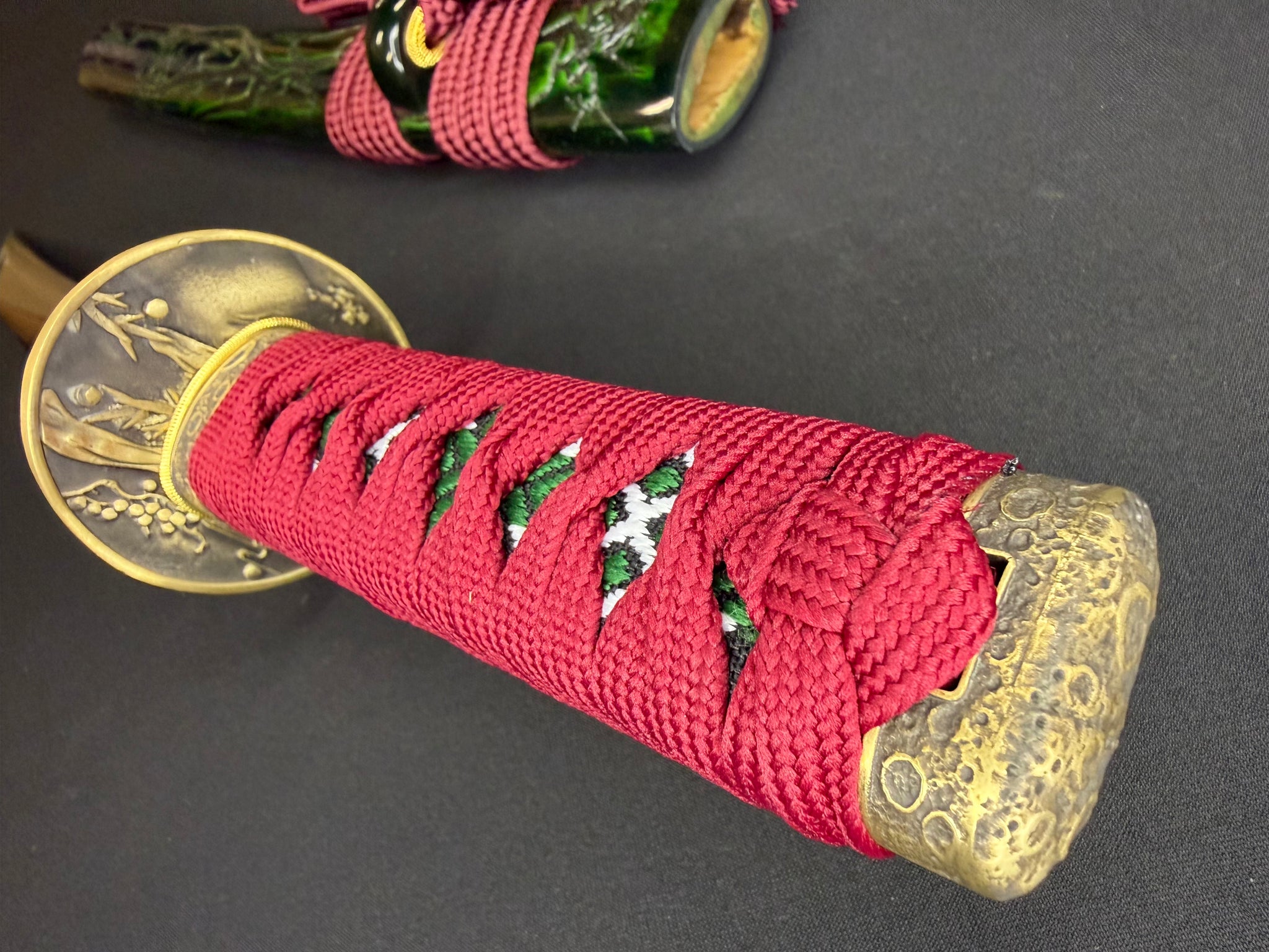 Phoenix Armory Tanto - Crimson Blaze - T10 Hitatsura Wildfire Hamon