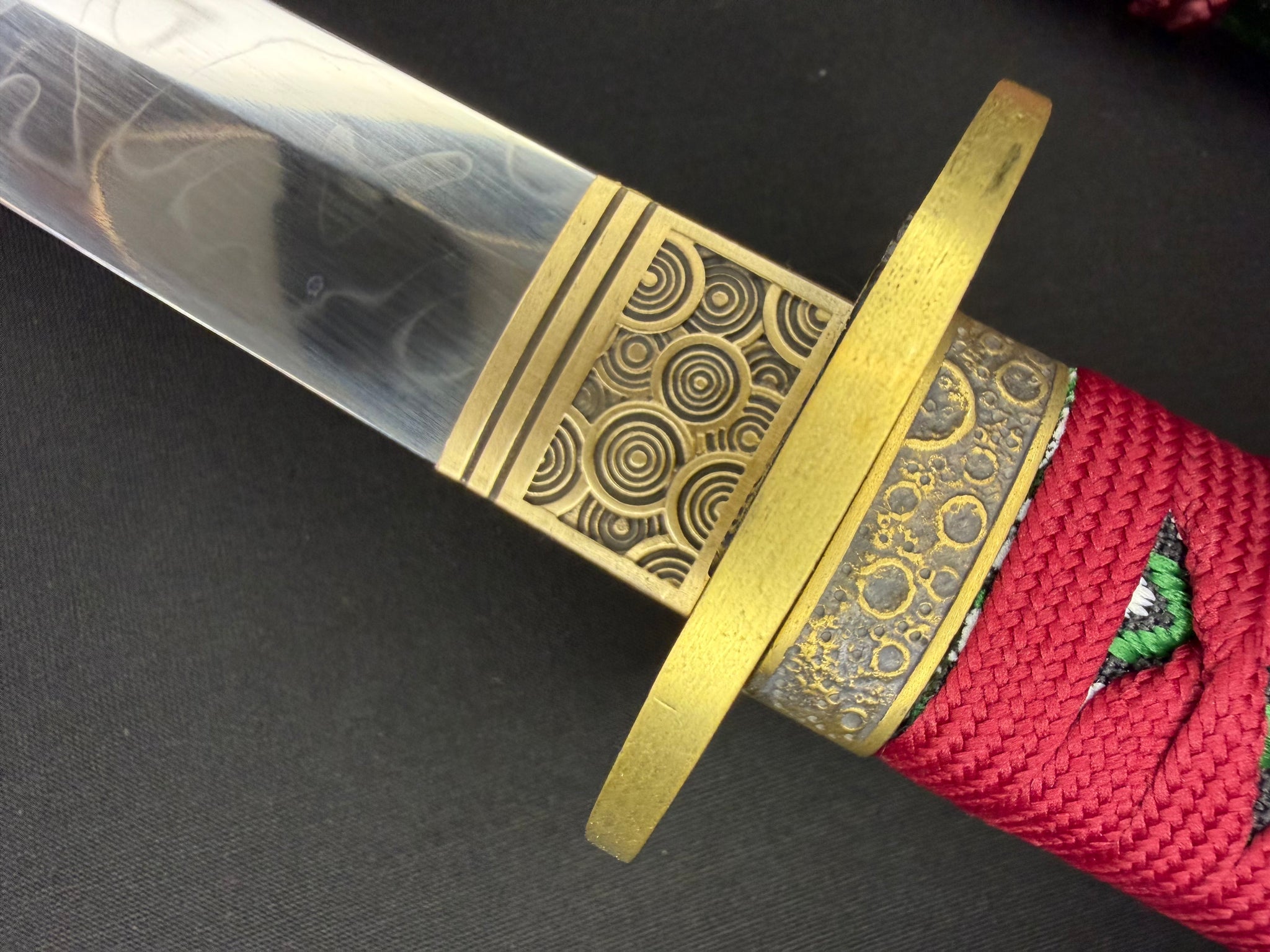 Phoenix Armory Tanto - Crimson Blaze - T10 Hitatsura Wildfire Hamon