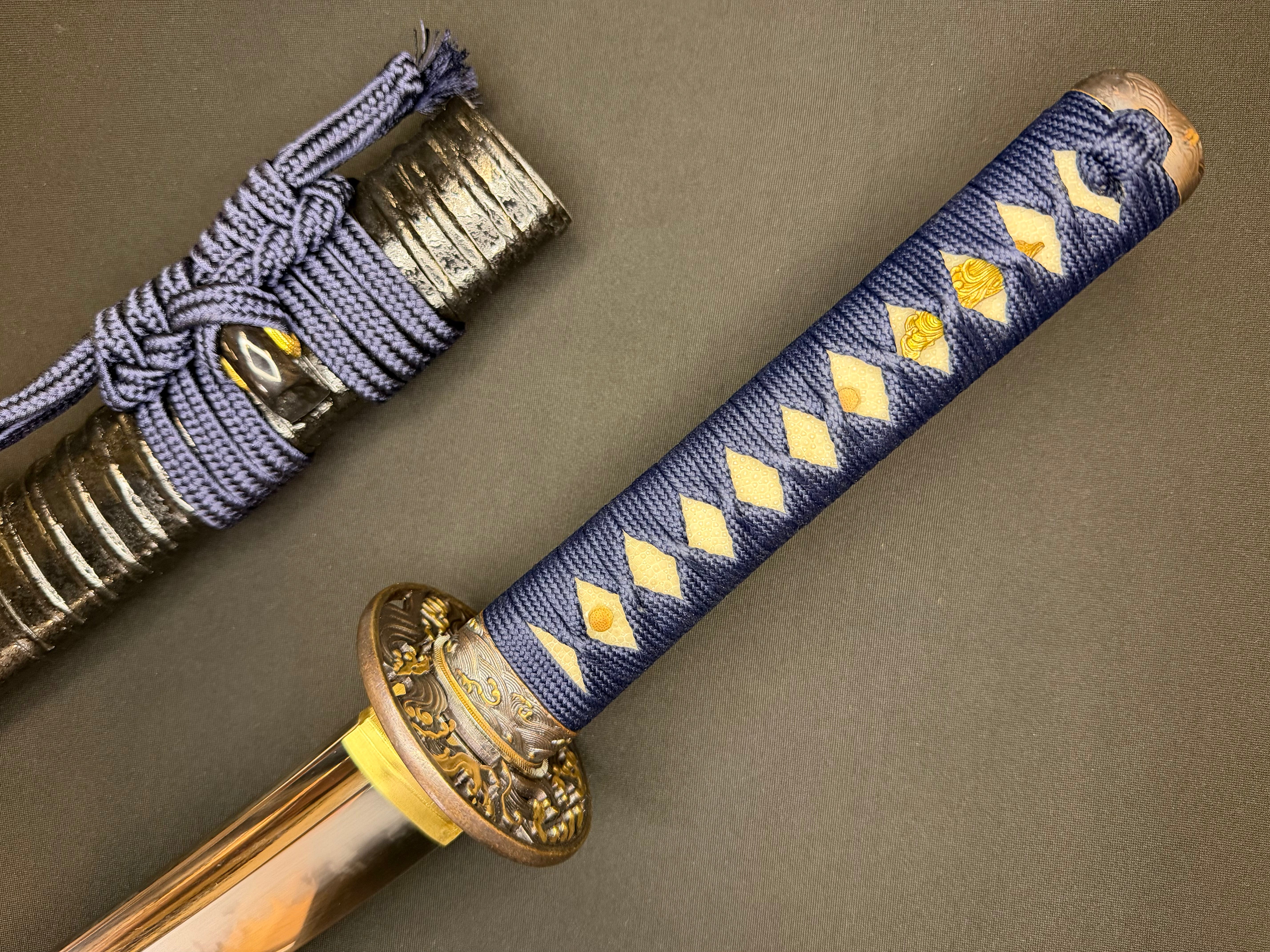 Legacy Steel Reaper Osoraku Wakizashi  - Nightstorm 1095 Clay Tempered