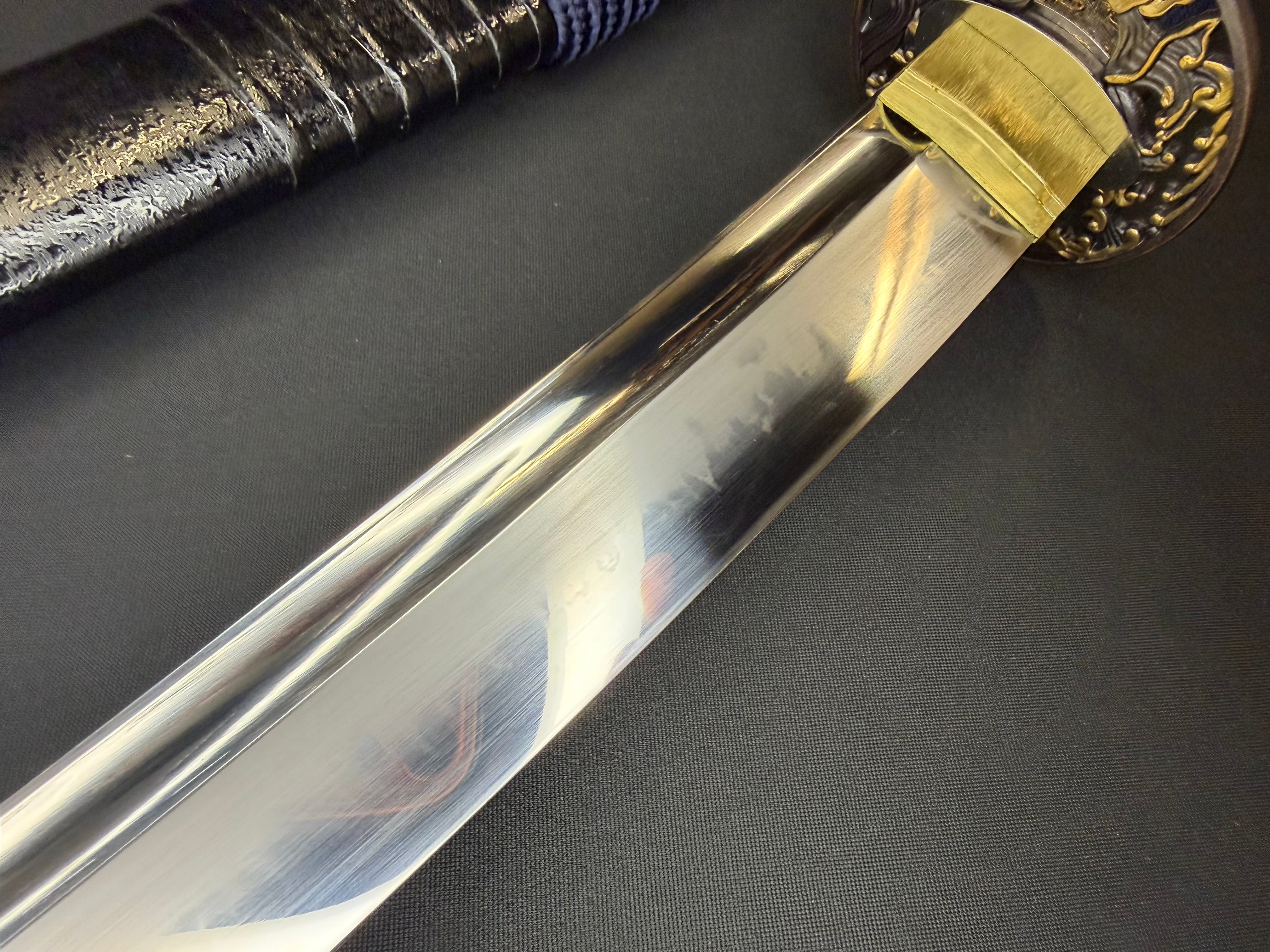 Legacy Steel Reaper Osoraku Wakizashi  - Nightstorm 1095 Clay Tempered