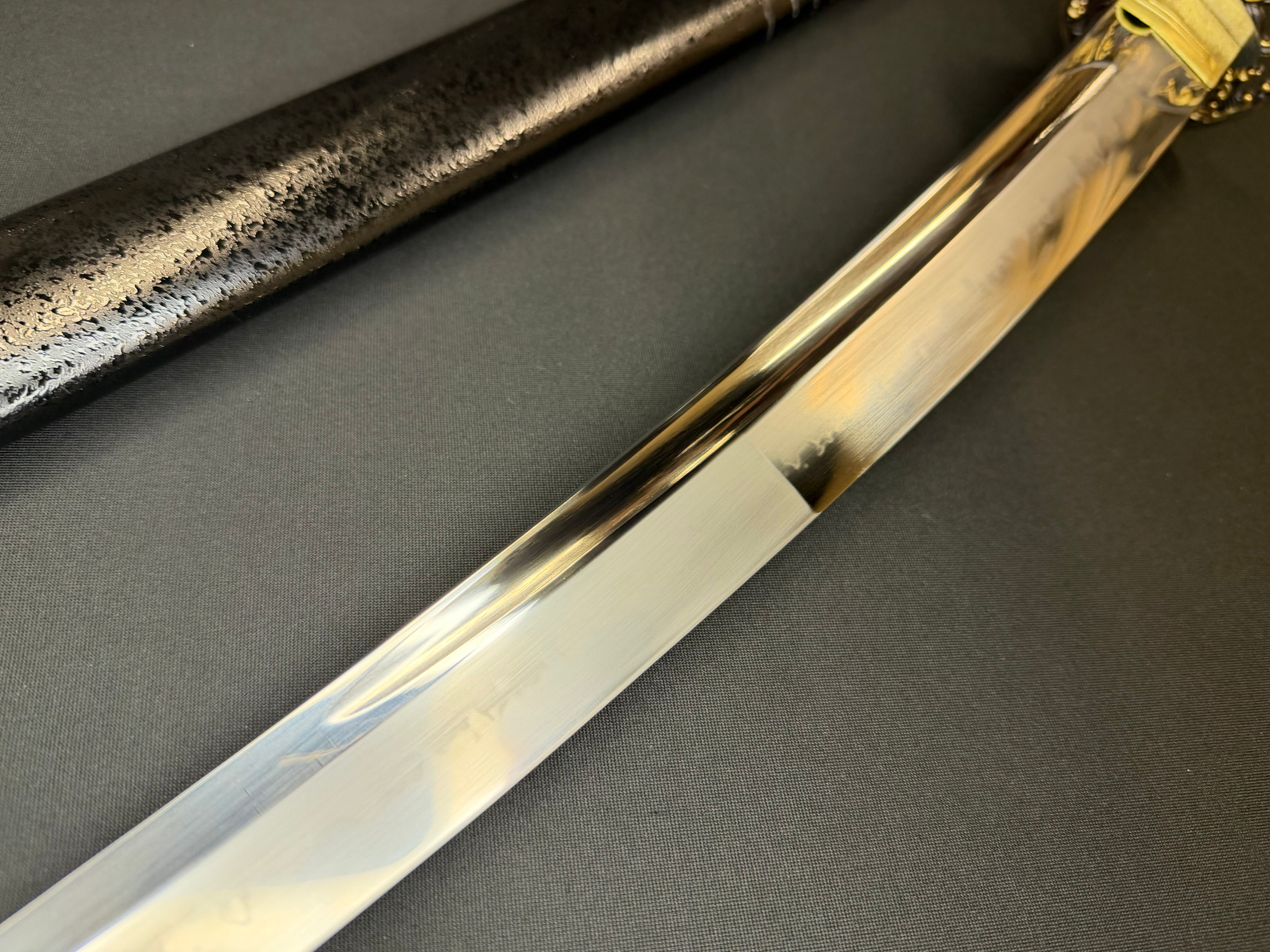 Legacy Steel Reaper Osoraku Wakizashi  - Nightstorm 1095 Clay Tempered