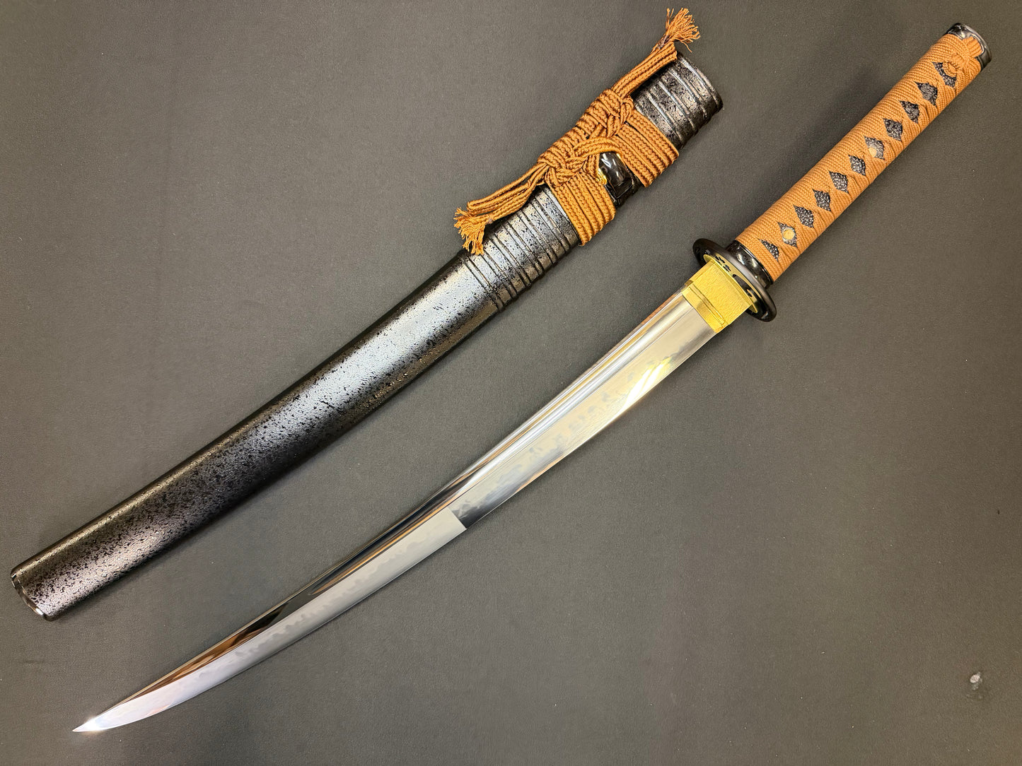 Legacy Steel Reaper Osoraku Wakizashi  - Earth Blossom 1095 Clay Tempered