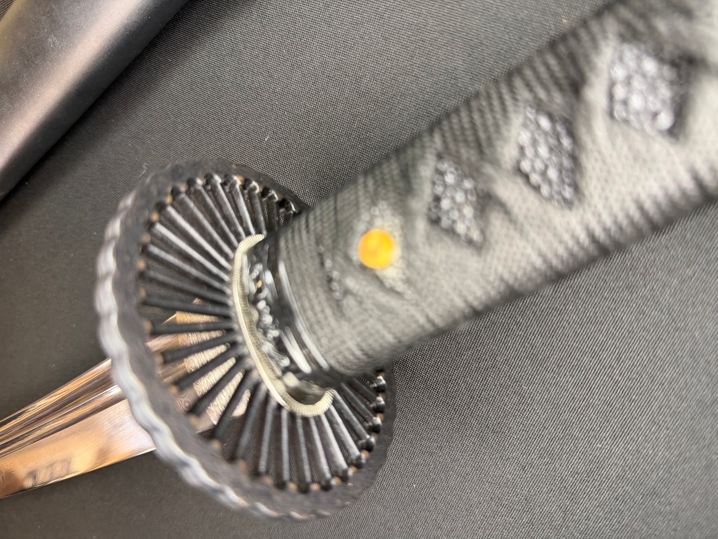 Legacy Blades Katana - Midnight Eclipse Clay Tempered Folded Damascus