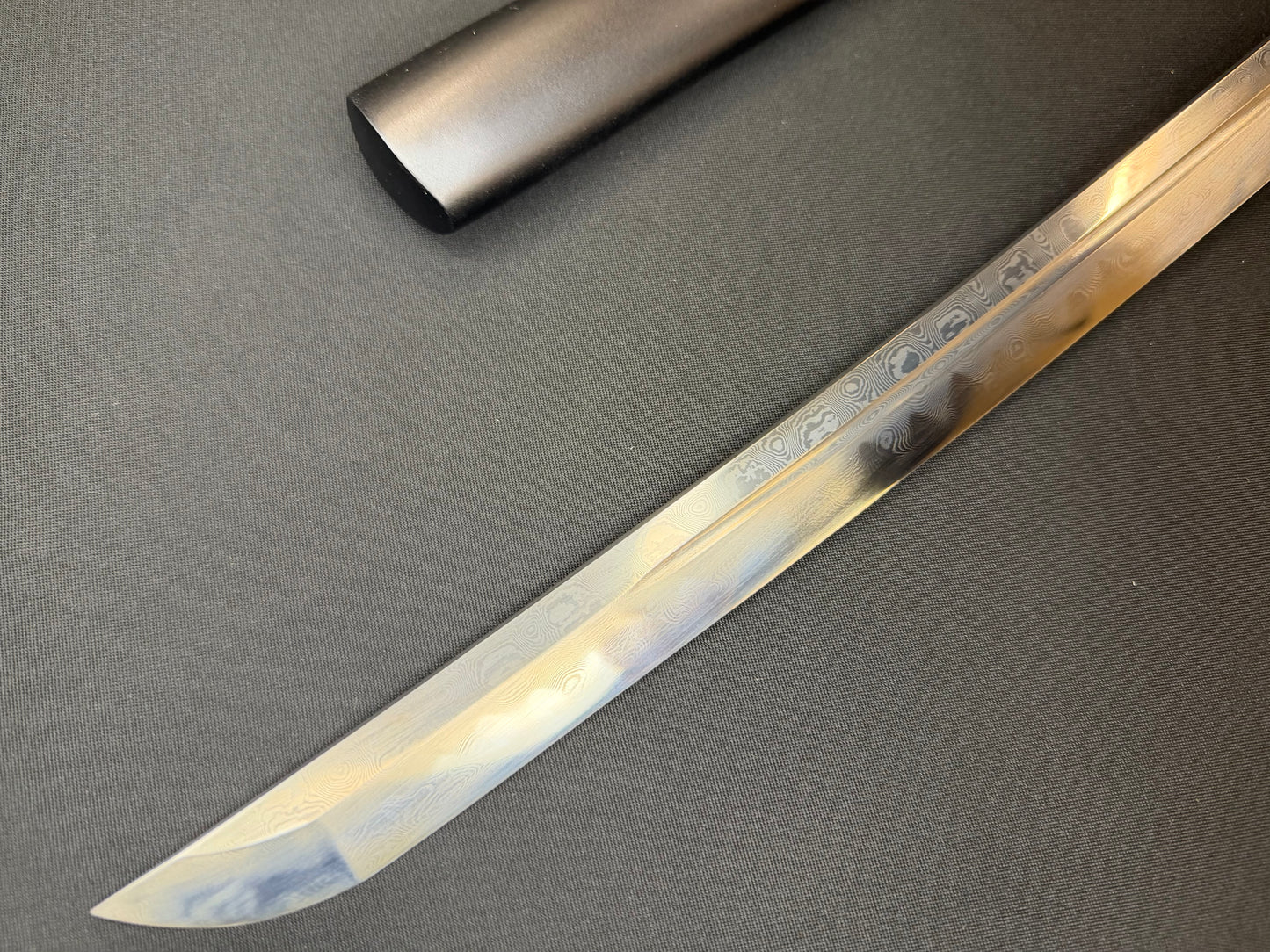 Legacy Blades Katana - Midnight Eclipse Clay Tempered Folded Damascus