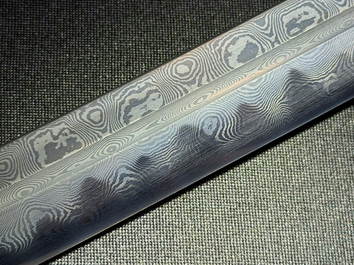 Legacy Blades Katana - Midnight Eclipse Clay Tempered Folded Damascus